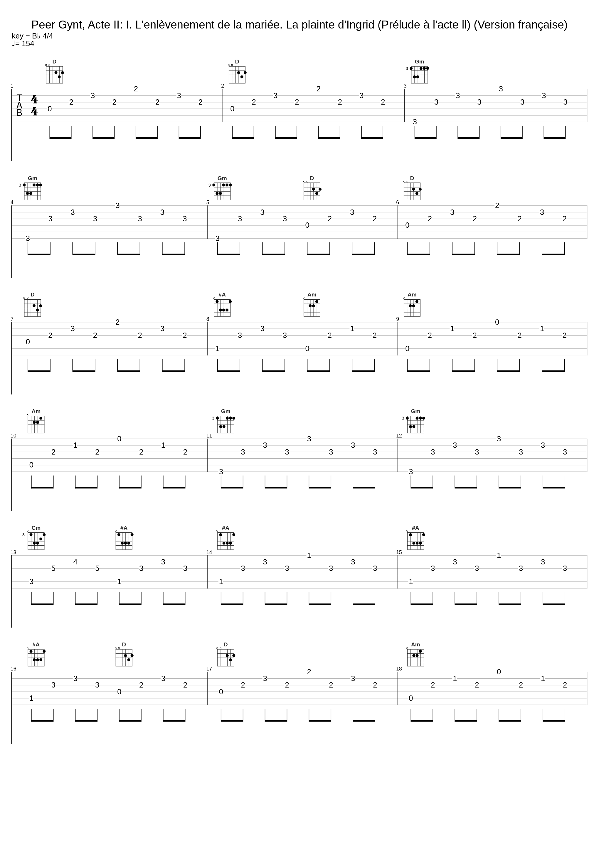 Peer Gynt, Acte II: I. L'enlèvenement de la mariée. La plainte d'Ingrid (Prélude à l'acte ll) (Version française)_Orchestre De La Suisse Romande,Guillaume Tourniaire,Le Motet de Genève,Dietrich Henschel,Inger Dam-Jensen,Sophie Koch,Edvard Grieg,Henrik Ibsen_1