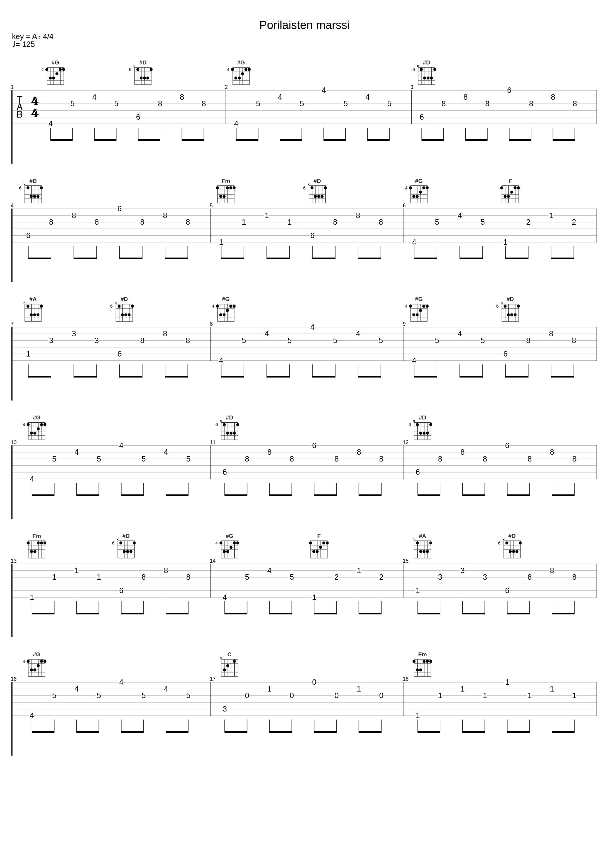 Porilaisten marssi_Korsuorkesteri_1