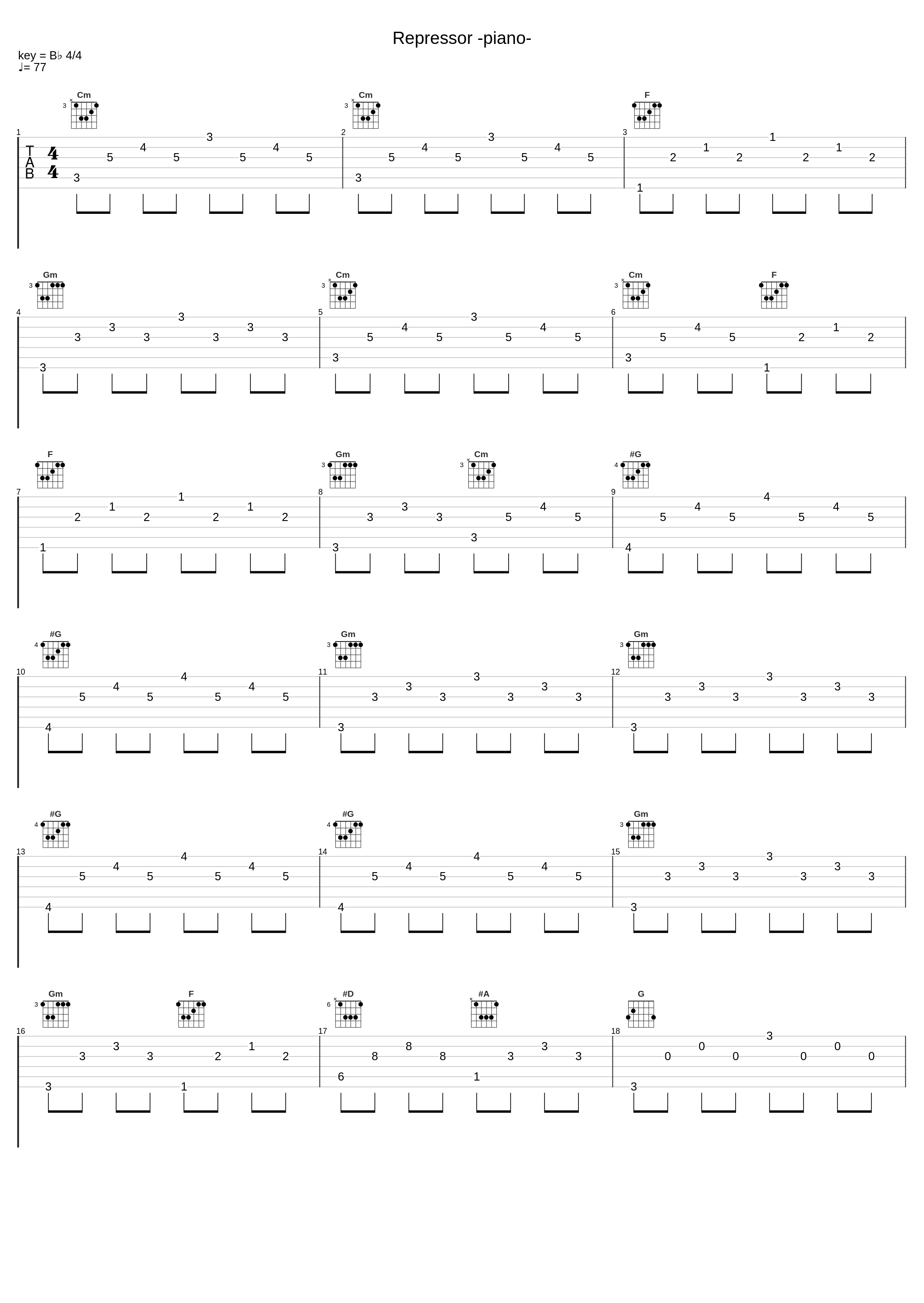 Repressor -piano-_阿保刚_1