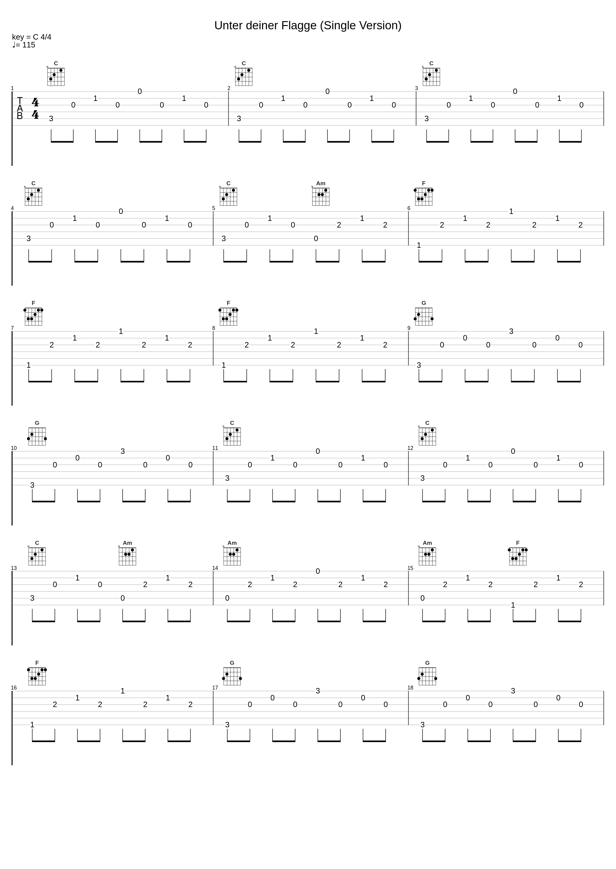 Unter deiner Flagge (Single Version)_Unheilig_1