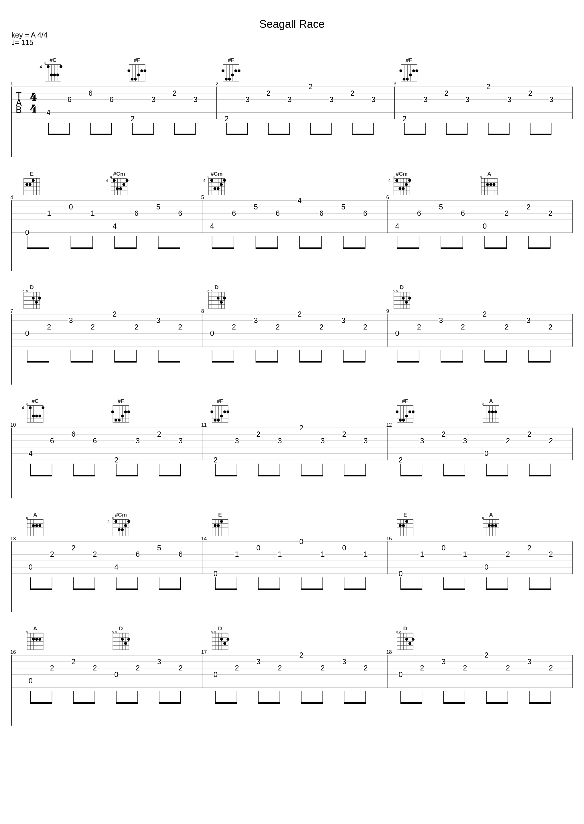 Seagall Race_Spangle Call Lilli Line_1