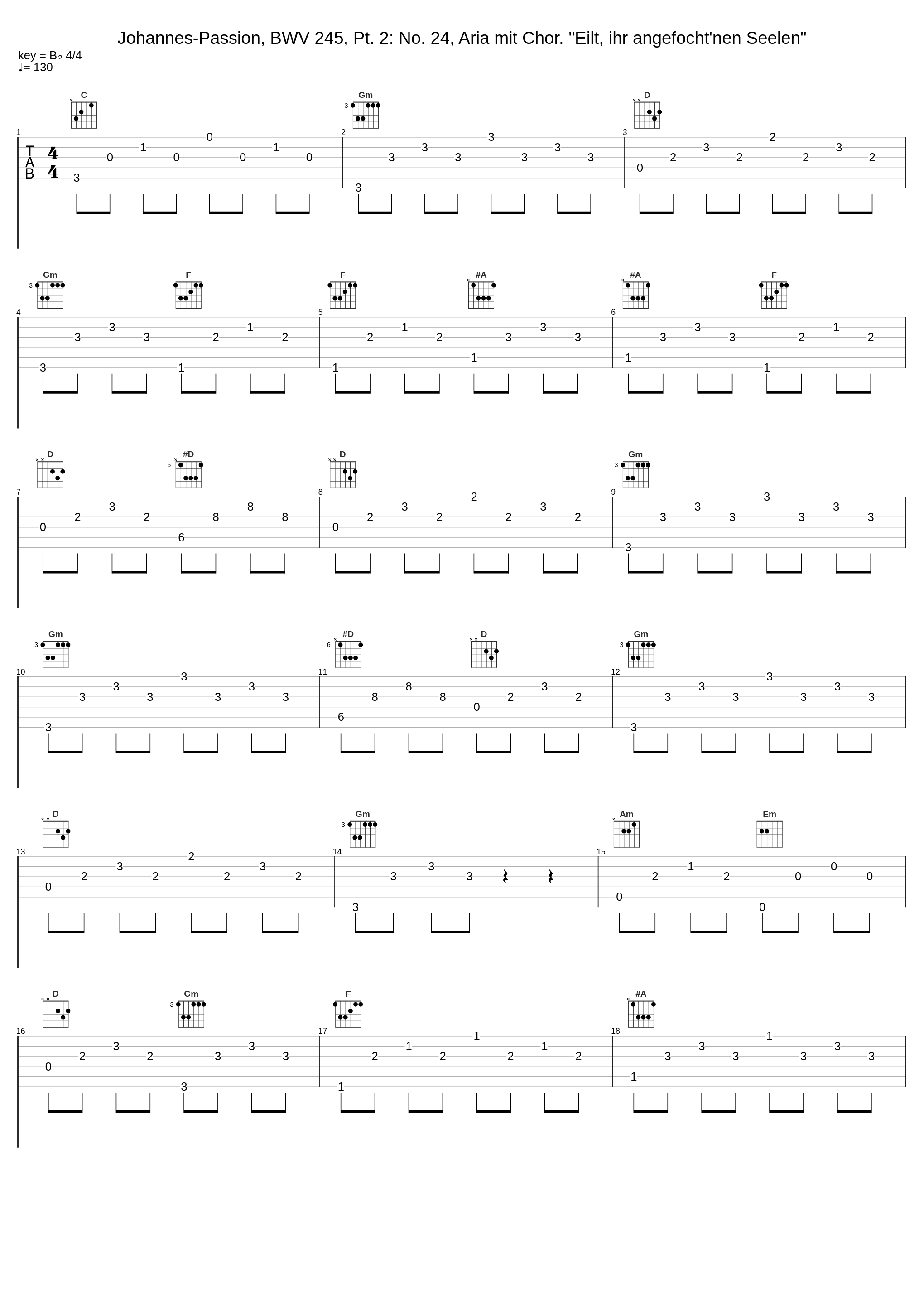 Johannes-Passion, BWV 245, Pt. 2: No. 24, Aria mit Chor. "Eilt, ihr angefocht'nen Seelen"_Theo Altmeyer,Franz Crass,Kurt Moll,Helmut Kühnle,Susanne Dürr,Martin Hermann,Elly Ameling,Brigitte Fassbaender,Kurt Equiluz,Siegmund Nimsgern,Hartmut Strebel,Michel Piguet,Hans-Ludwig Hauck,Heinz Jopen,Helga Thoene,Heinrich Haferland,Micha,Suddeutscher M_1