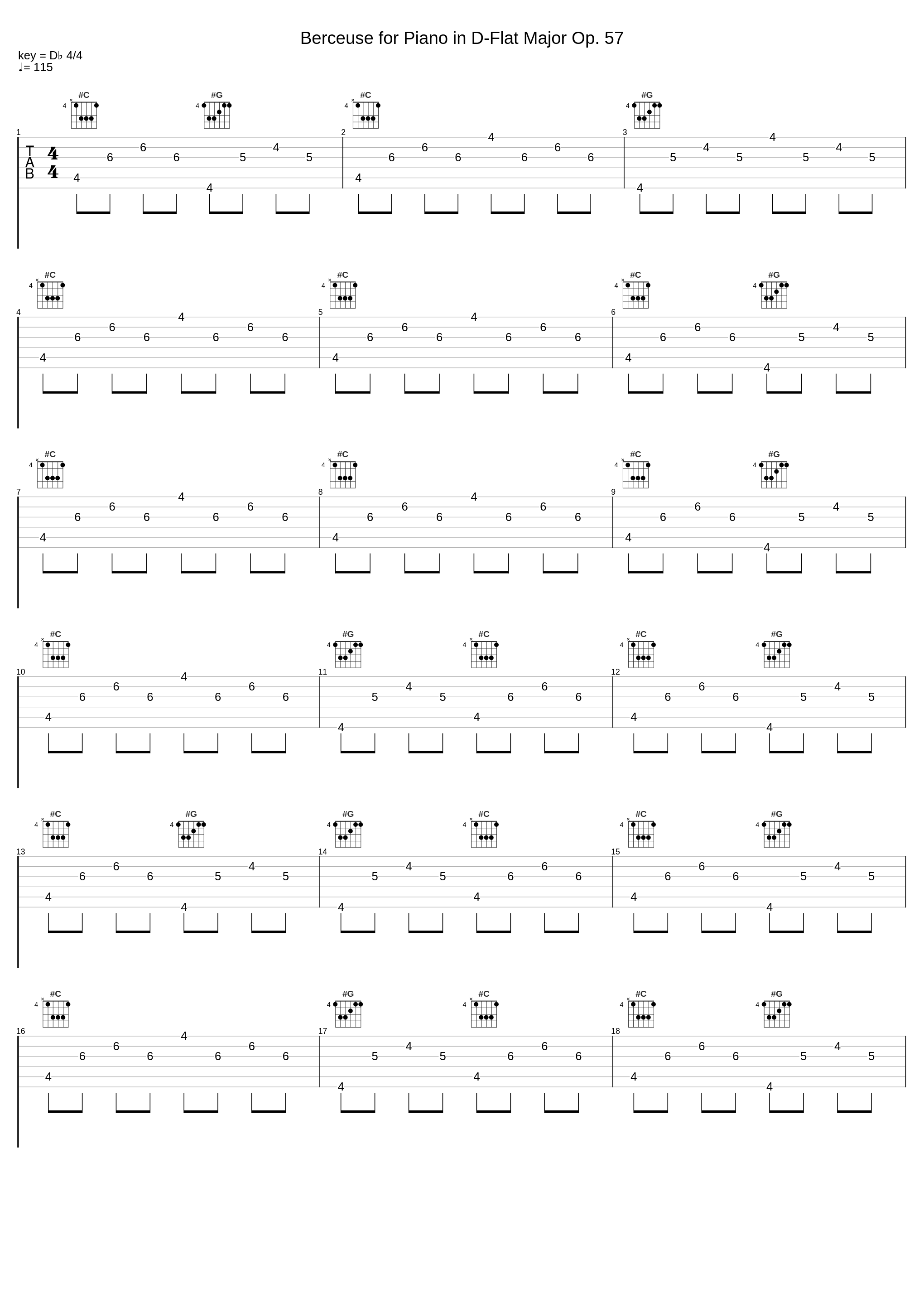 Berceuse for Piano in D-Flat Major Op. 57_內田光子_1