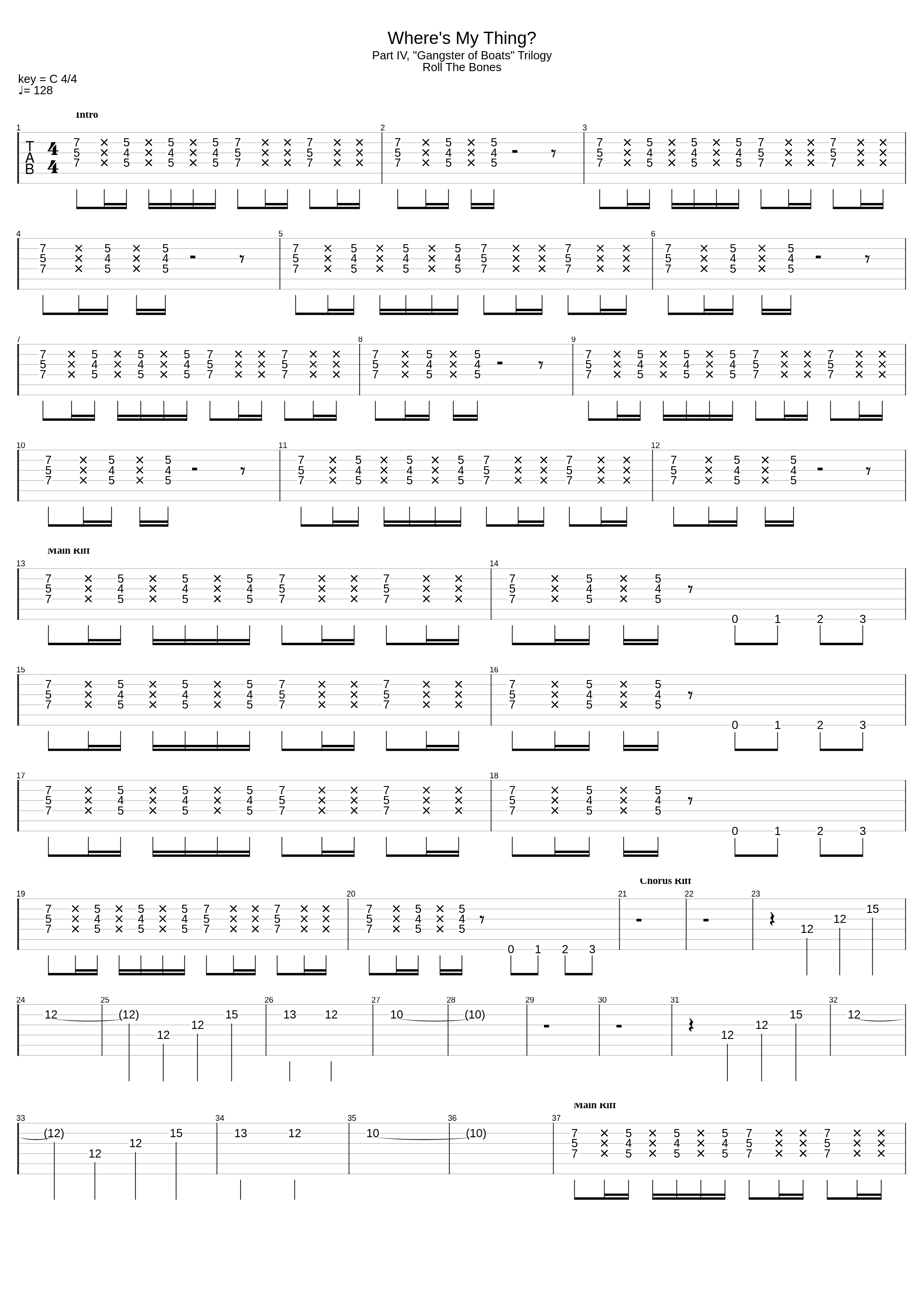 Where's My Thing Pt. 4: Gangsters Of Boats Trilogy_Rush_1