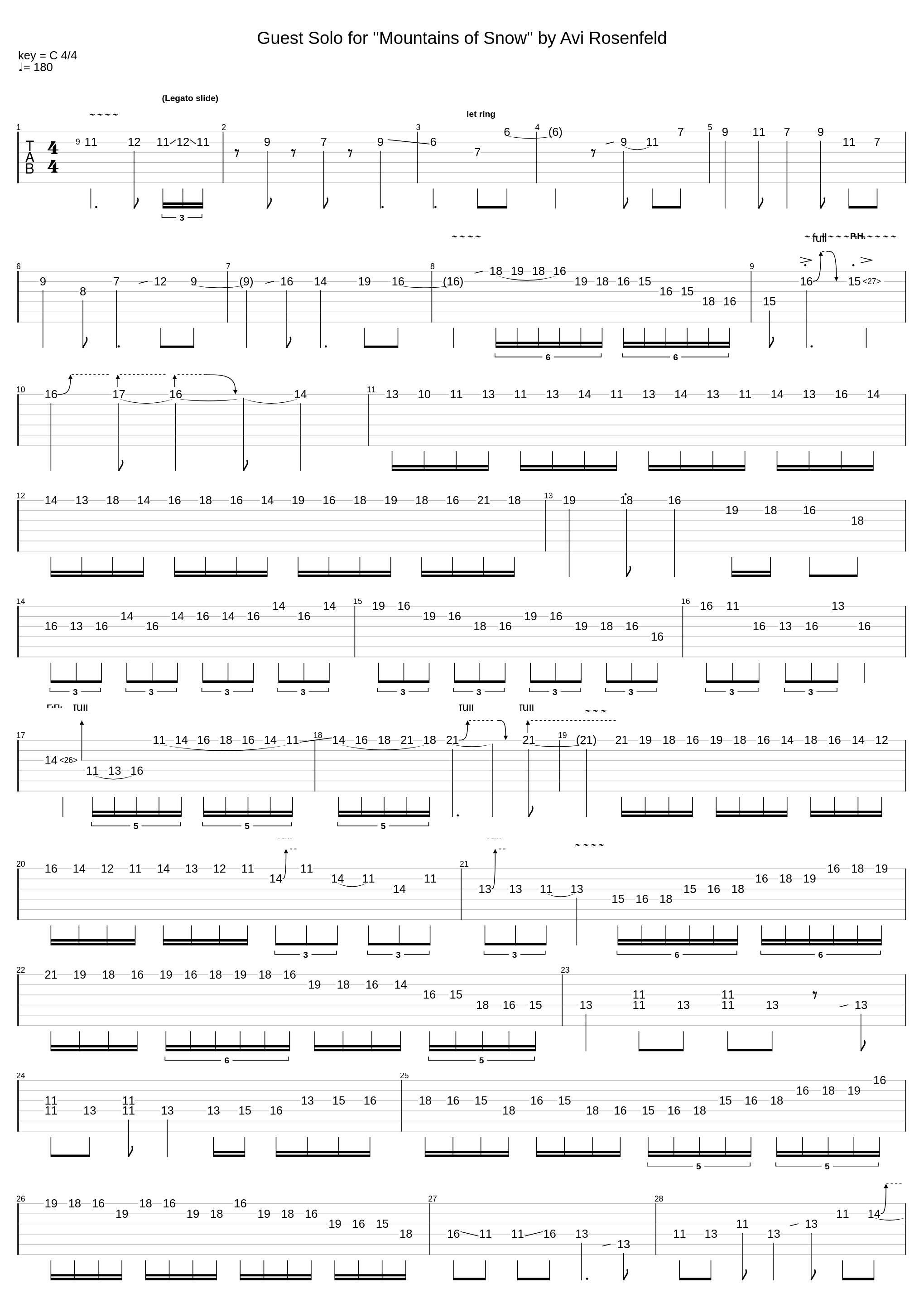 Guest Solo for "Mountains of Snow" by Avi Rosenfeld_Max Ostro_1