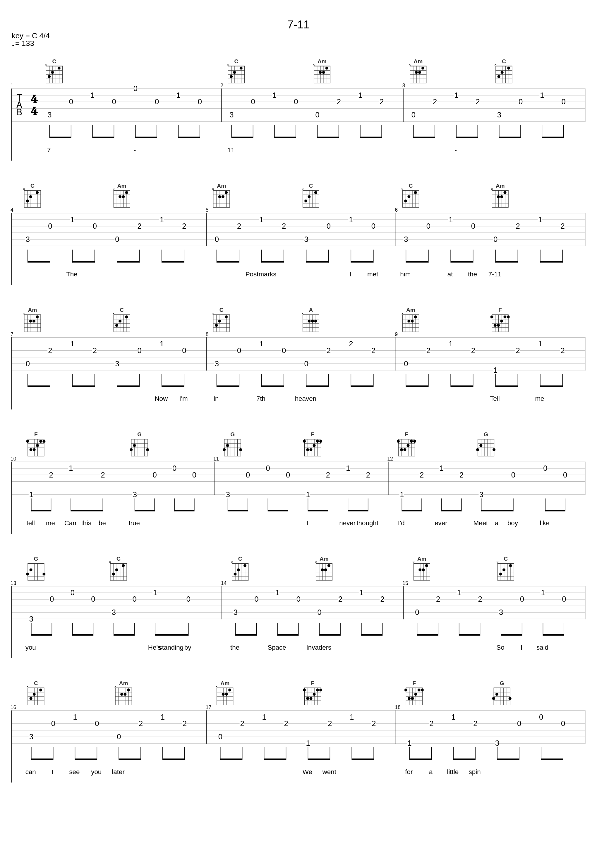 7-11_The Postmarks_1