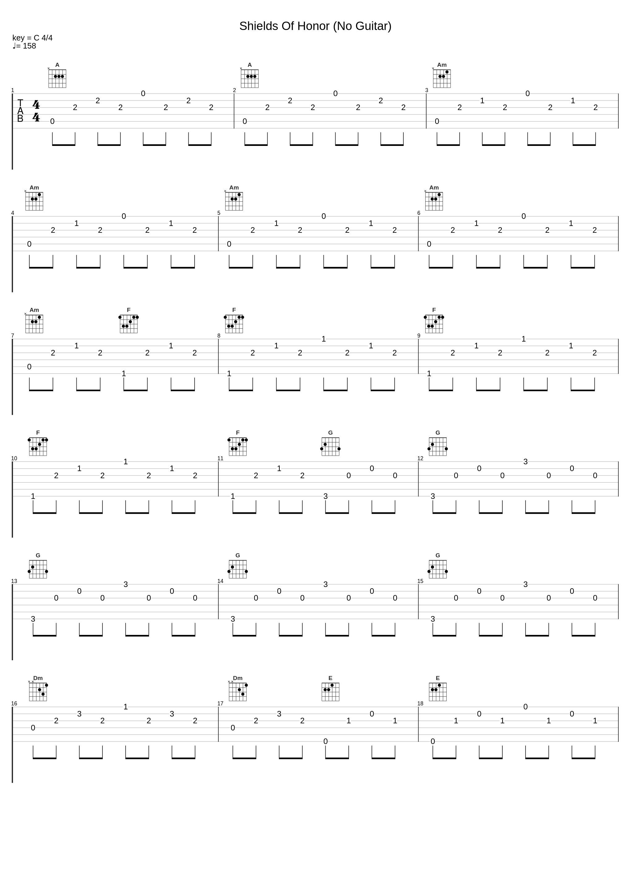 Shields Of Honor (No Guitar)_X-Ray Dog_1