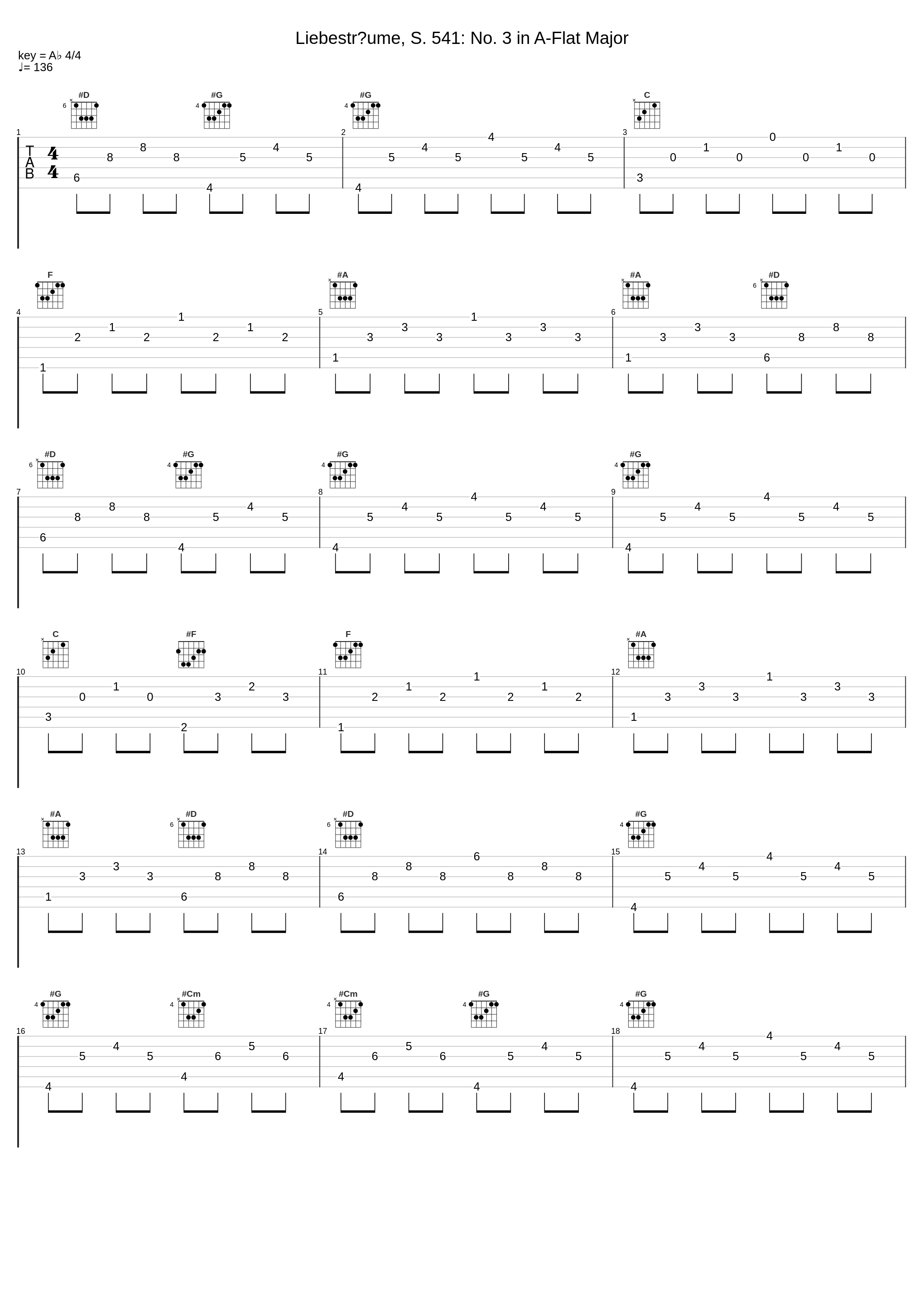 Liebesträume, S. 541: No. 3 in A-Flat Major_Sophie Maria Prince_1