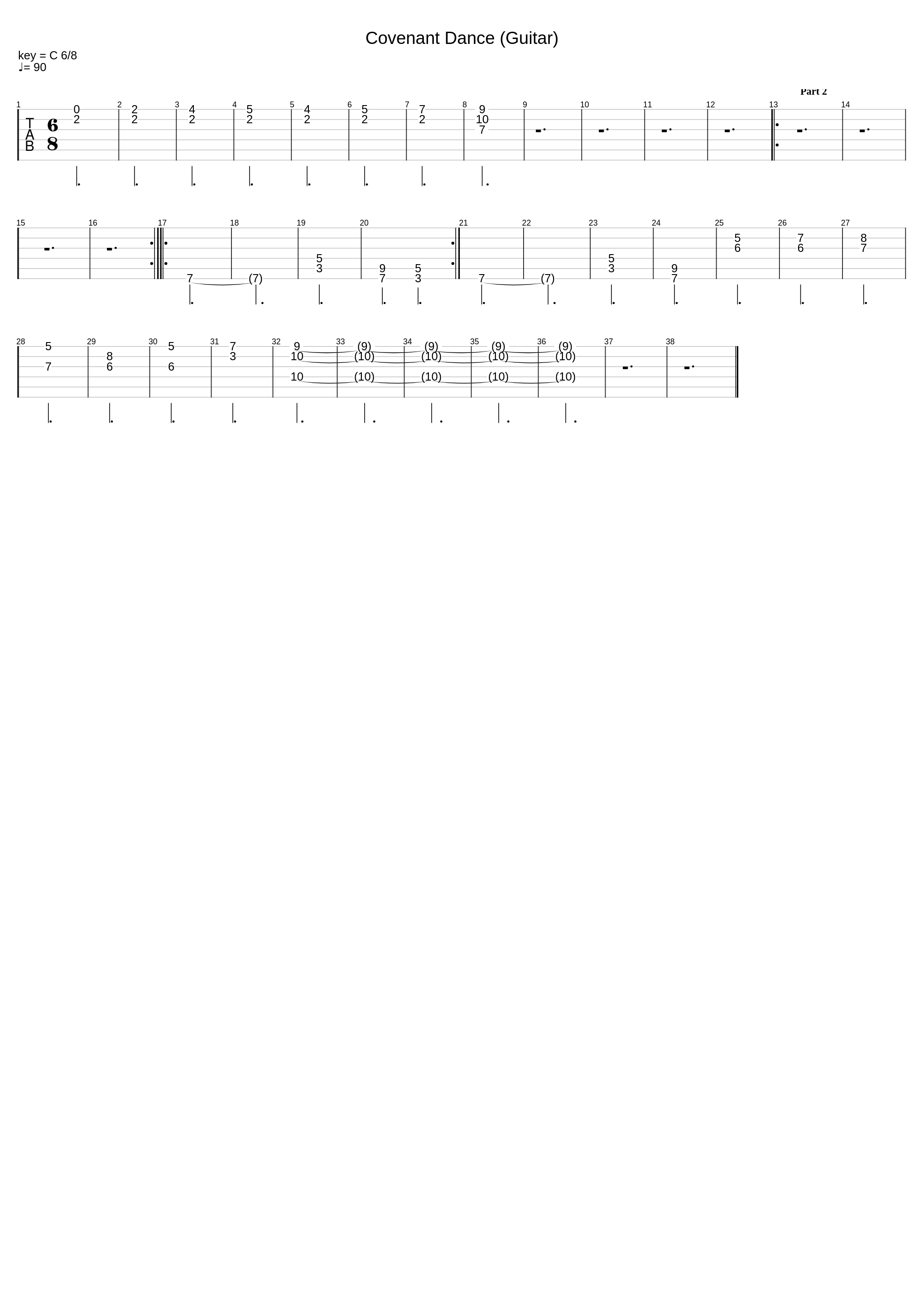 Covenant Dance (Guitar)_Martin Odonnell_1