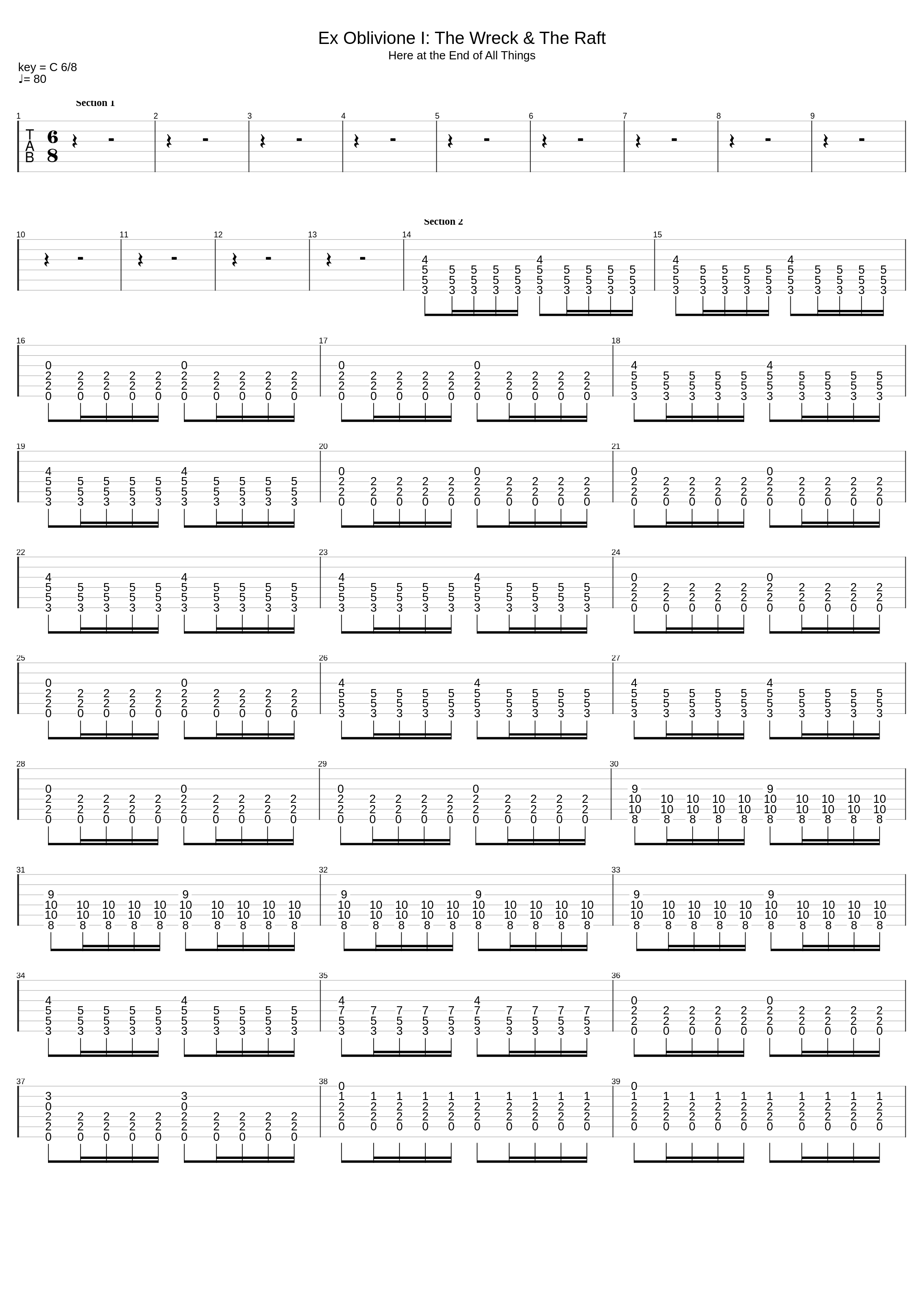 Ex Oblivione I The Wreck The Raft_Lysithea_1