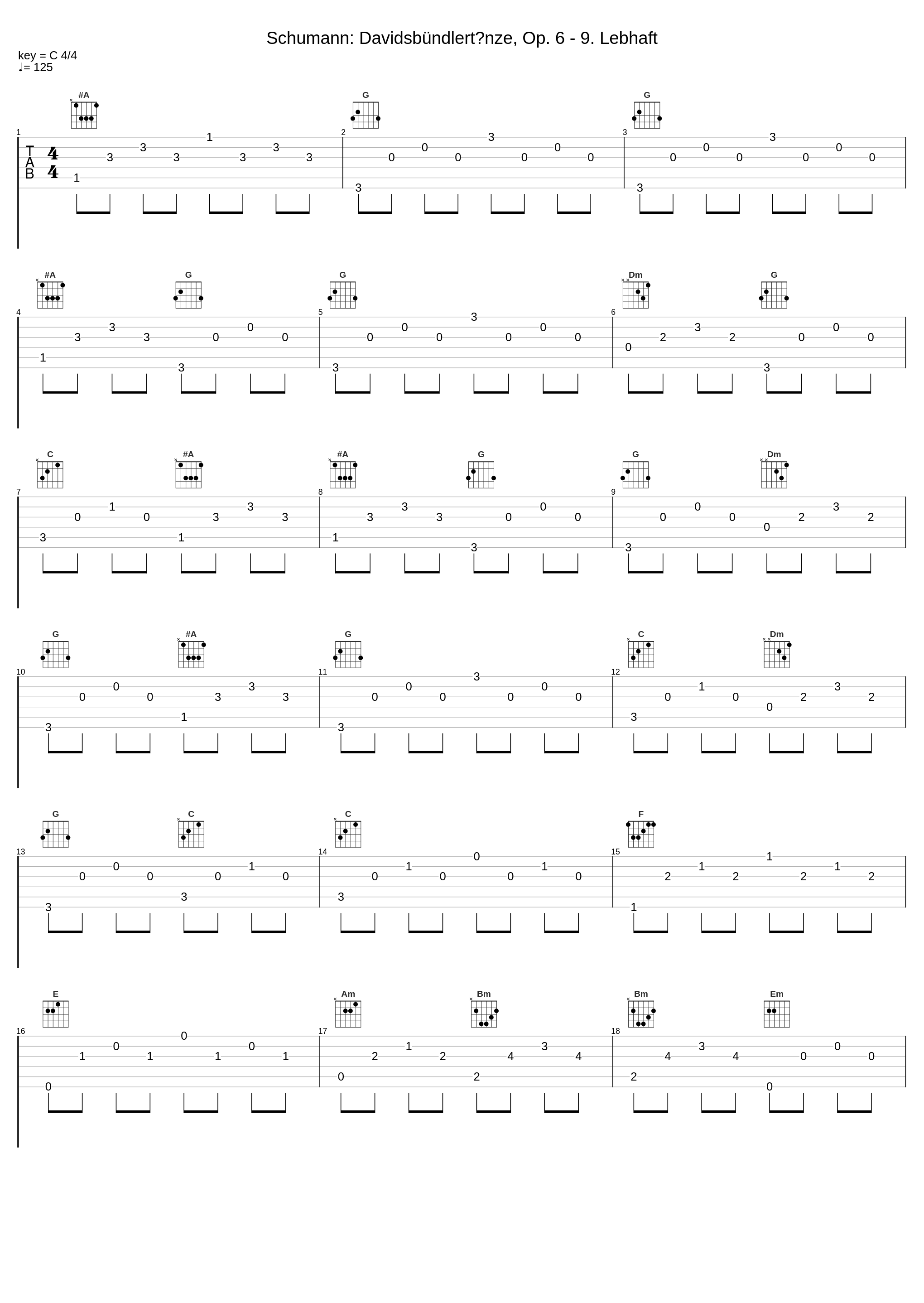 Schumann: Davidsbündlertänze, Op. 6 - 9. Lebhaft_內田光子_1