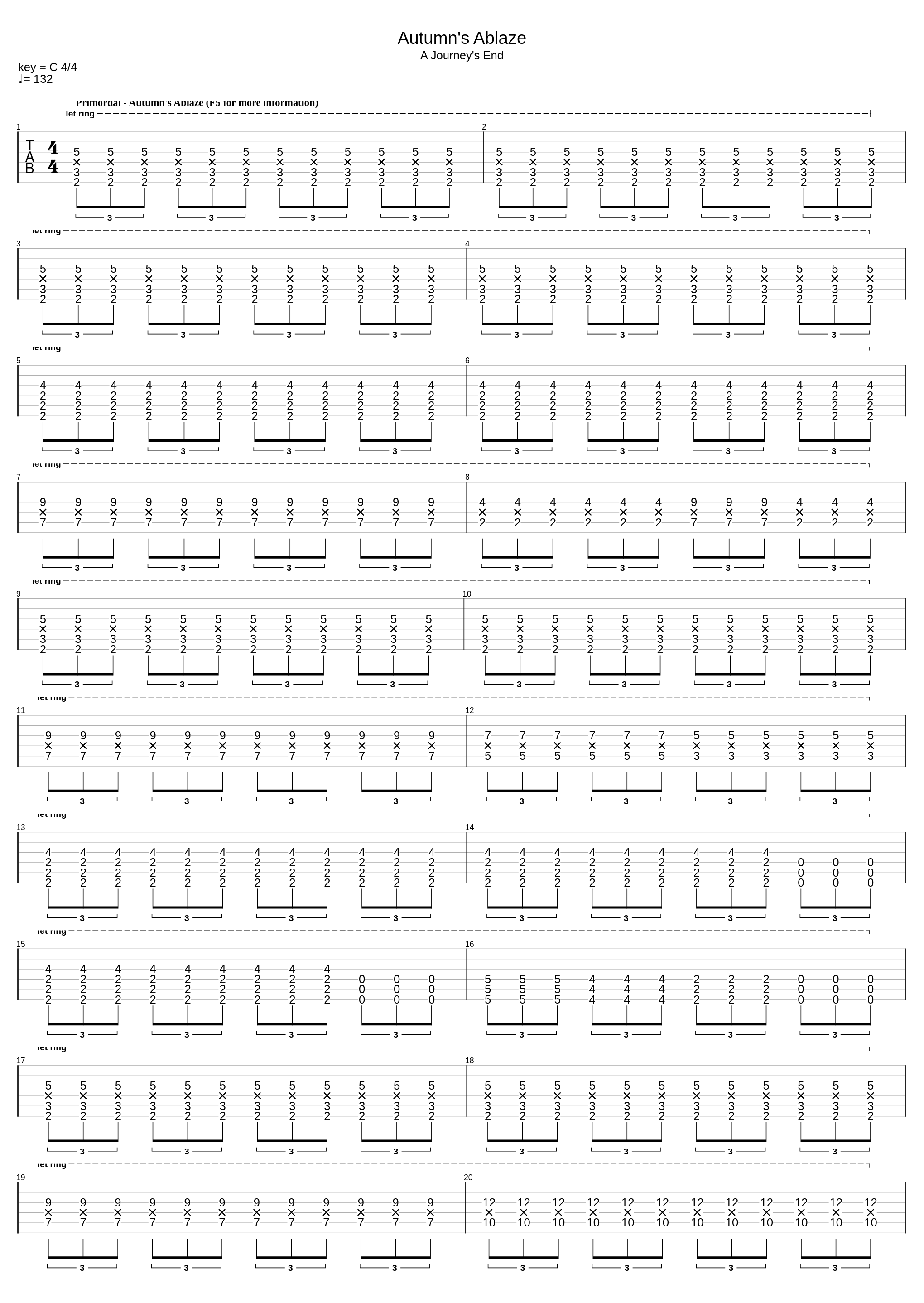 Autumns Ablaze Guitar Only_Primordial_1