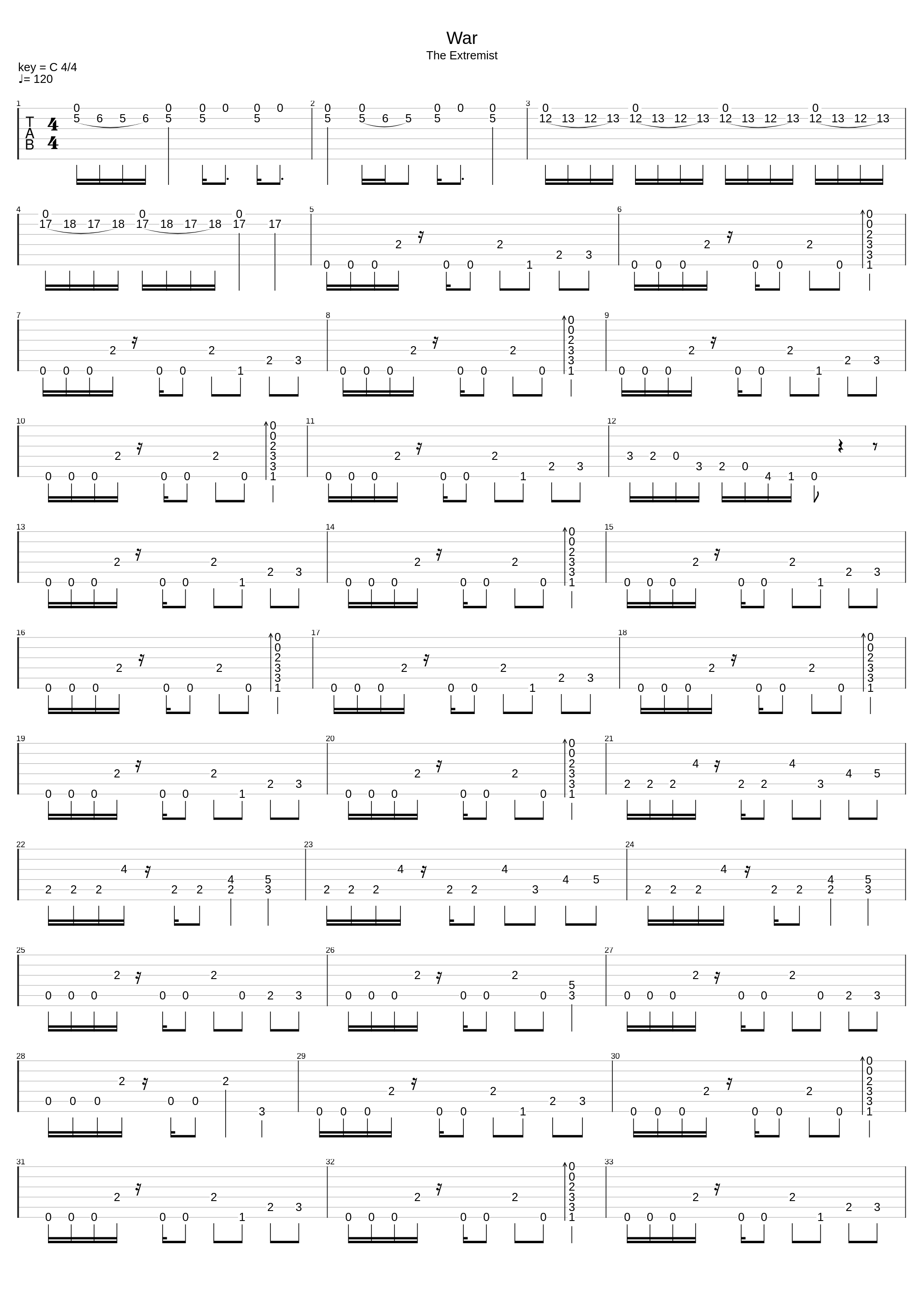 War (E-Tuning)_Joe Satriani_1