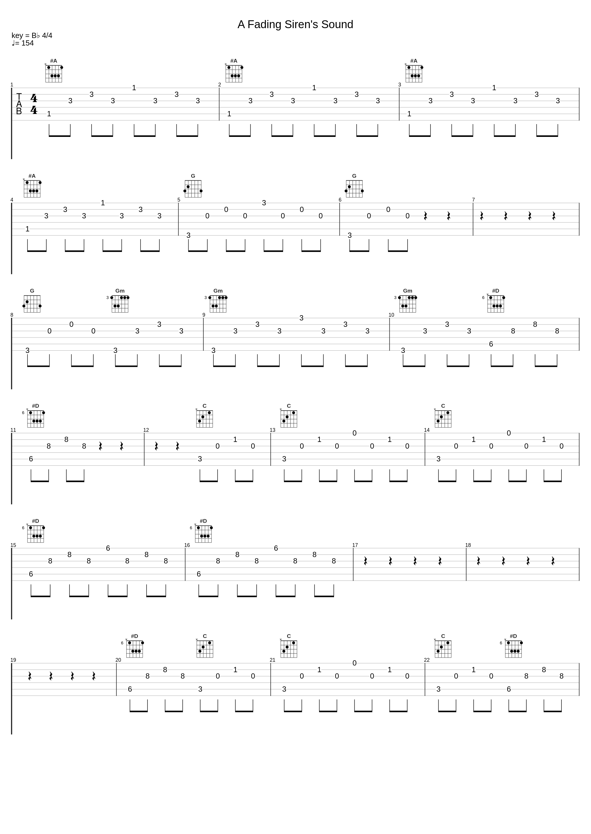 A Fading Siren's Sound_Zero Degree_1