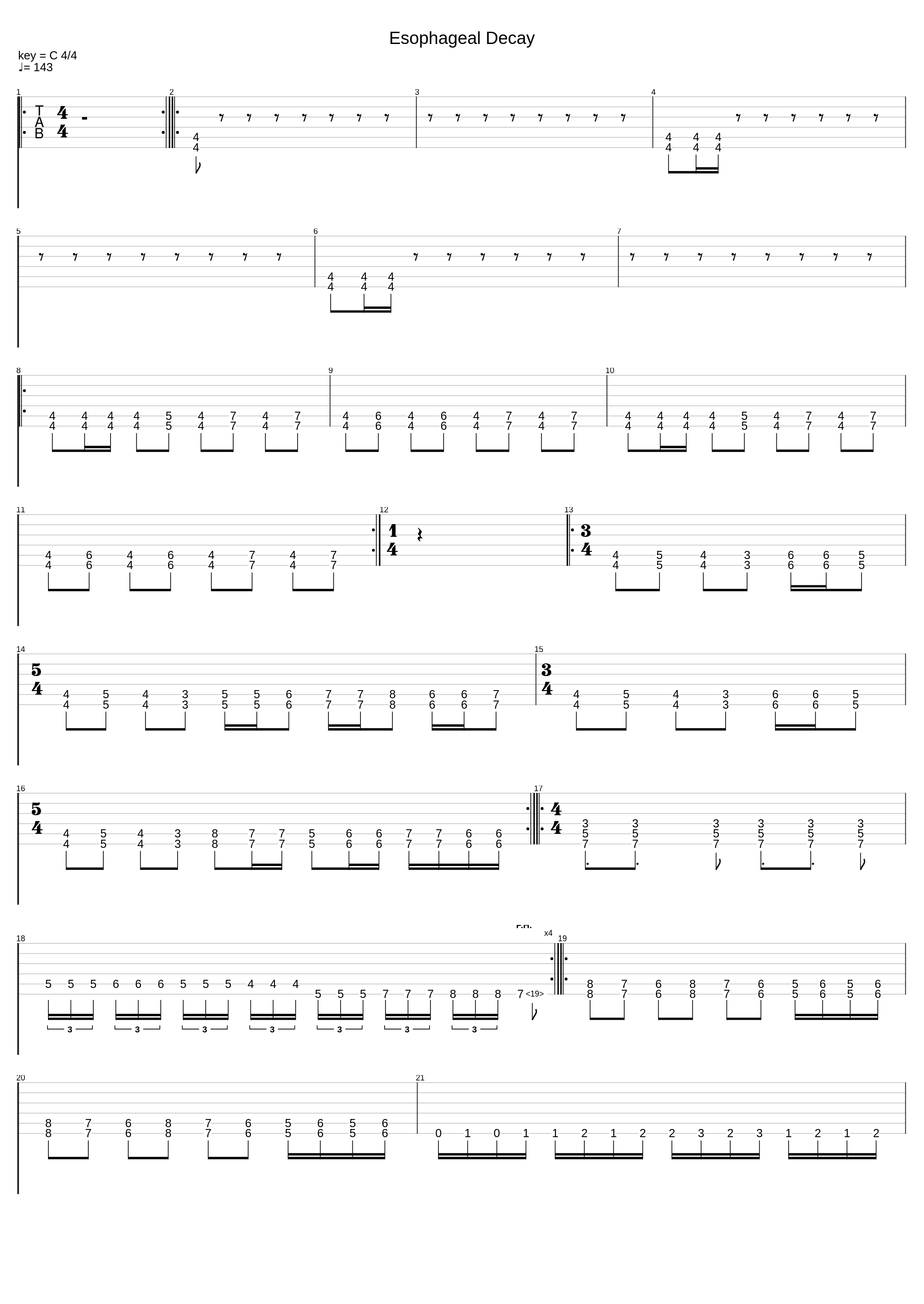 Esophageal Decay_Parasitic Ejaculation_1