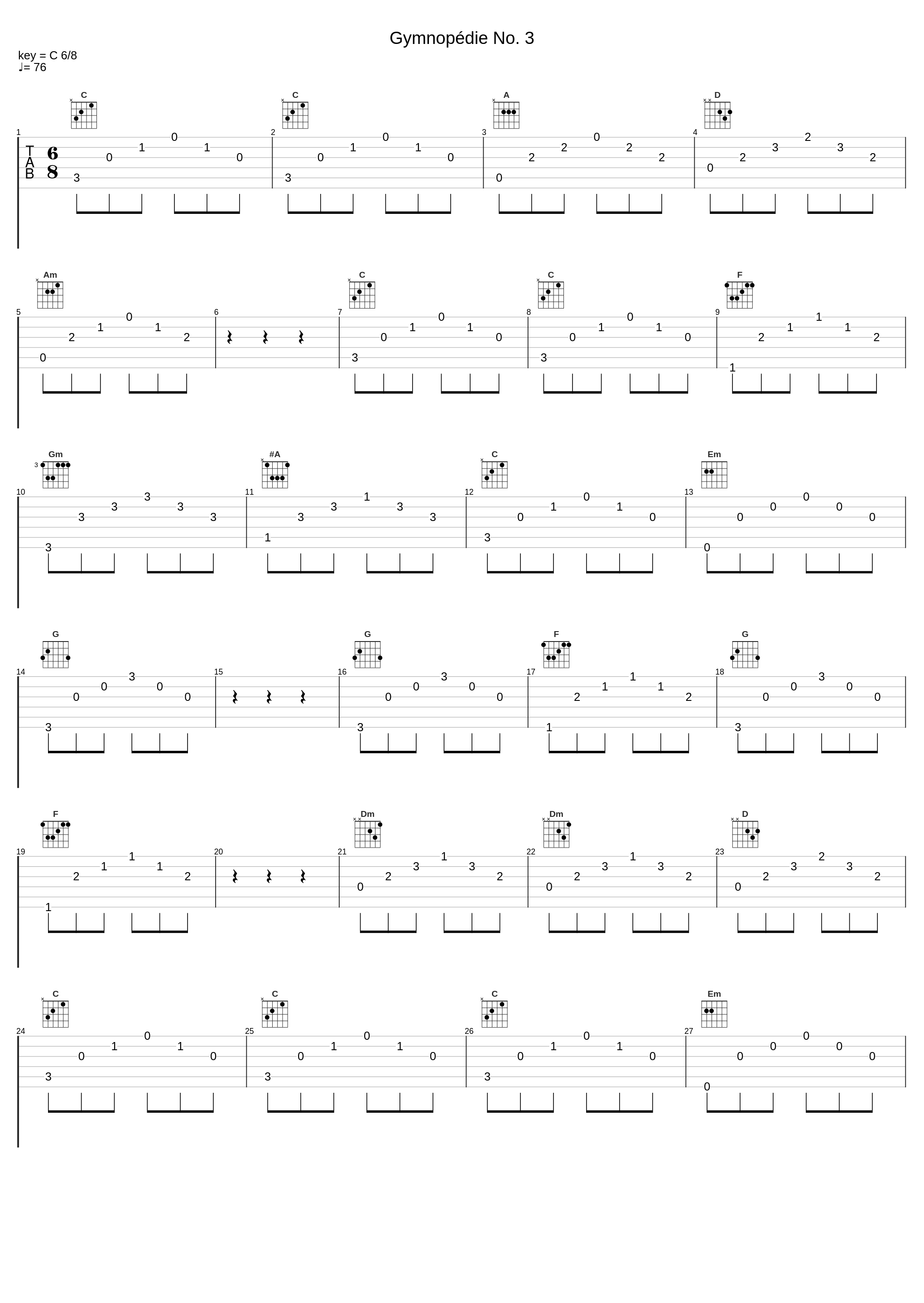 Gymnopédie No. 3_Dan Gibson's Solitudes_1