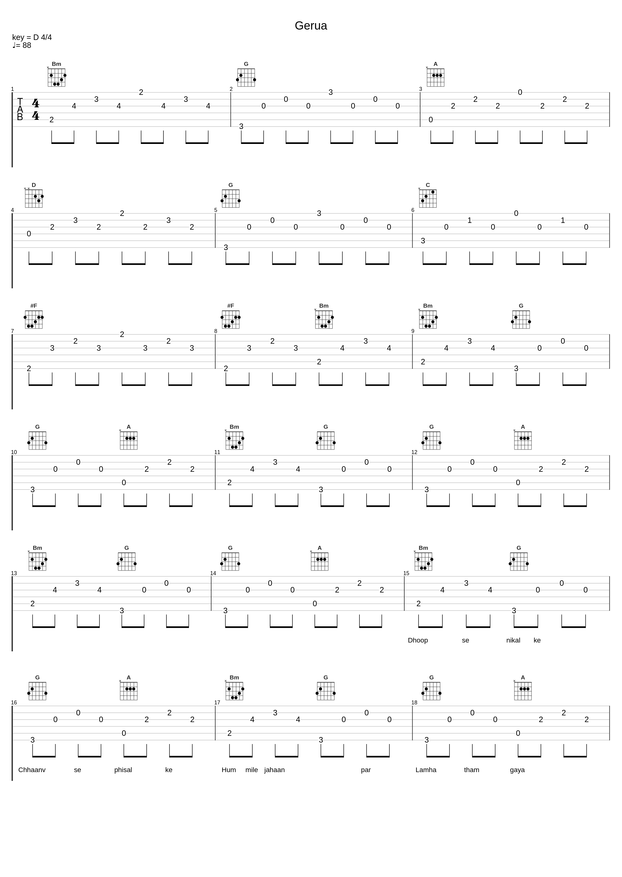 Gerua_Arijit Singh_1
