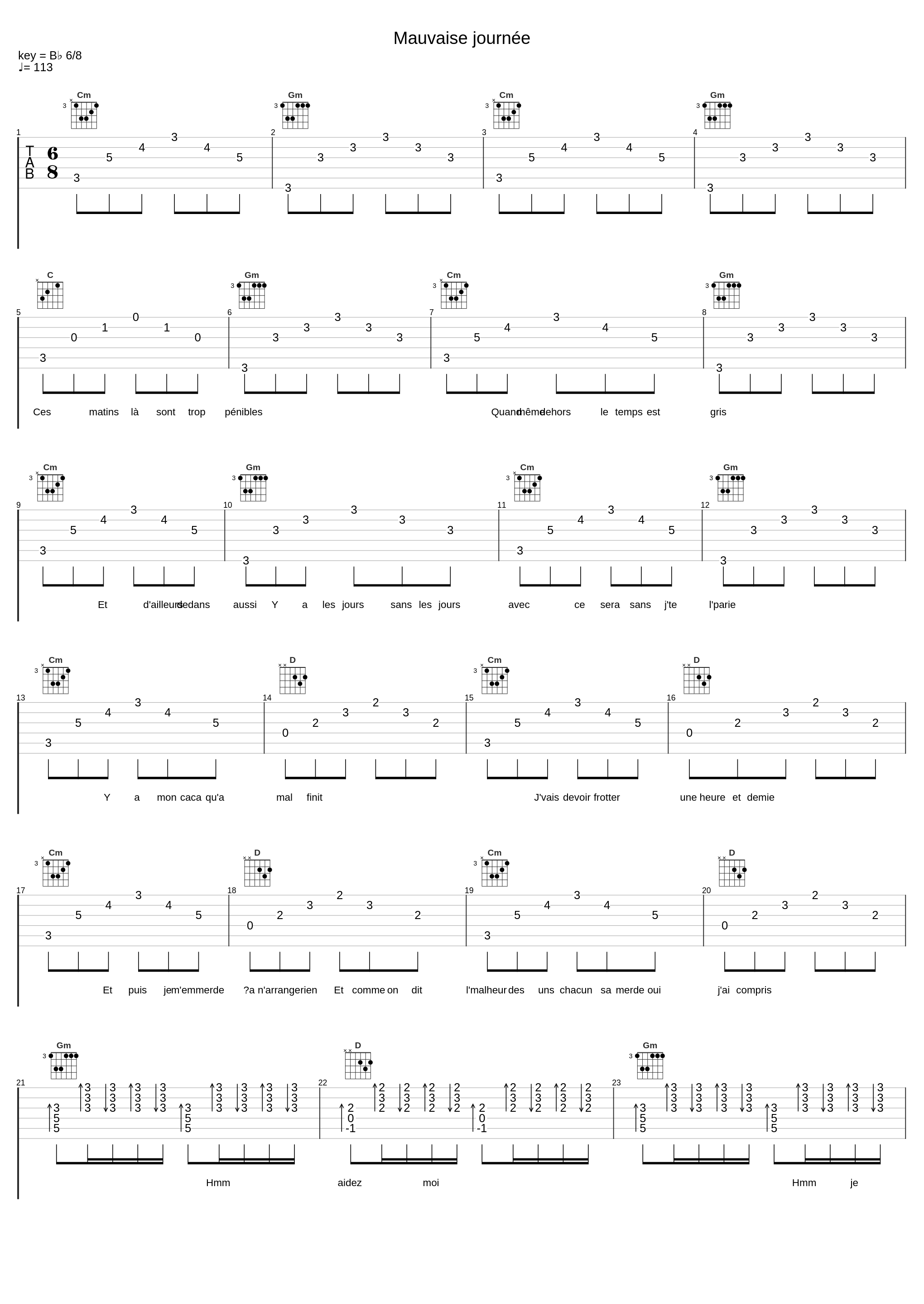 Mauvaise journée_Stromae_1