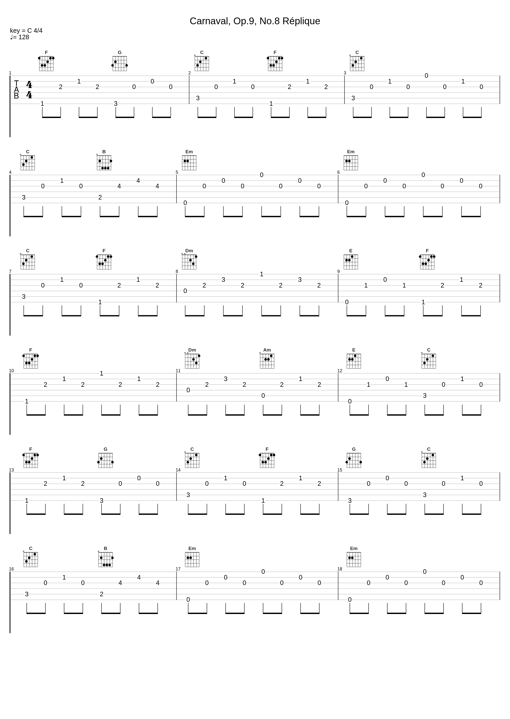 Carnaval, Op.9, No.8 Réplique_Eva Klarbach_1