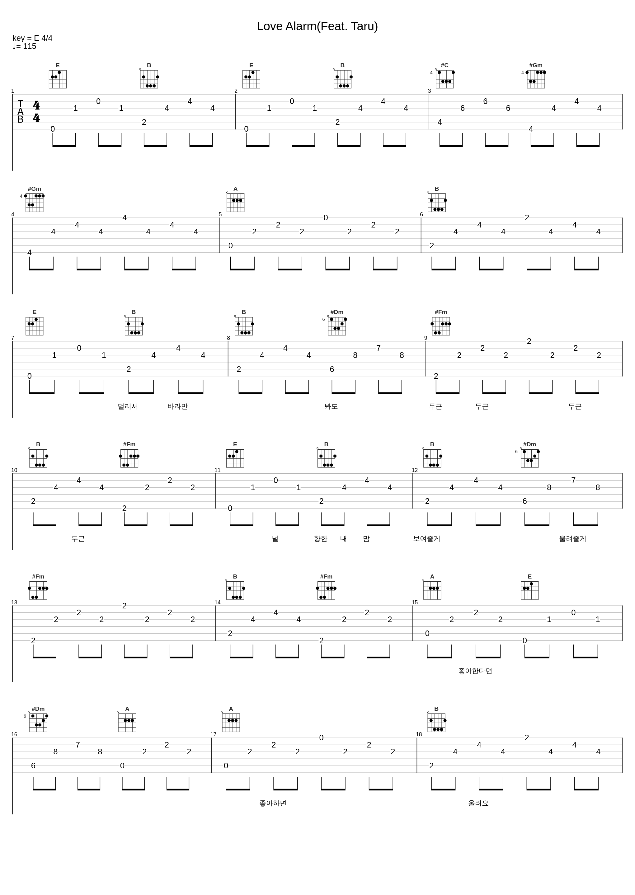 Love Alarm(Feat. Taru)_Tearliner,타루_1