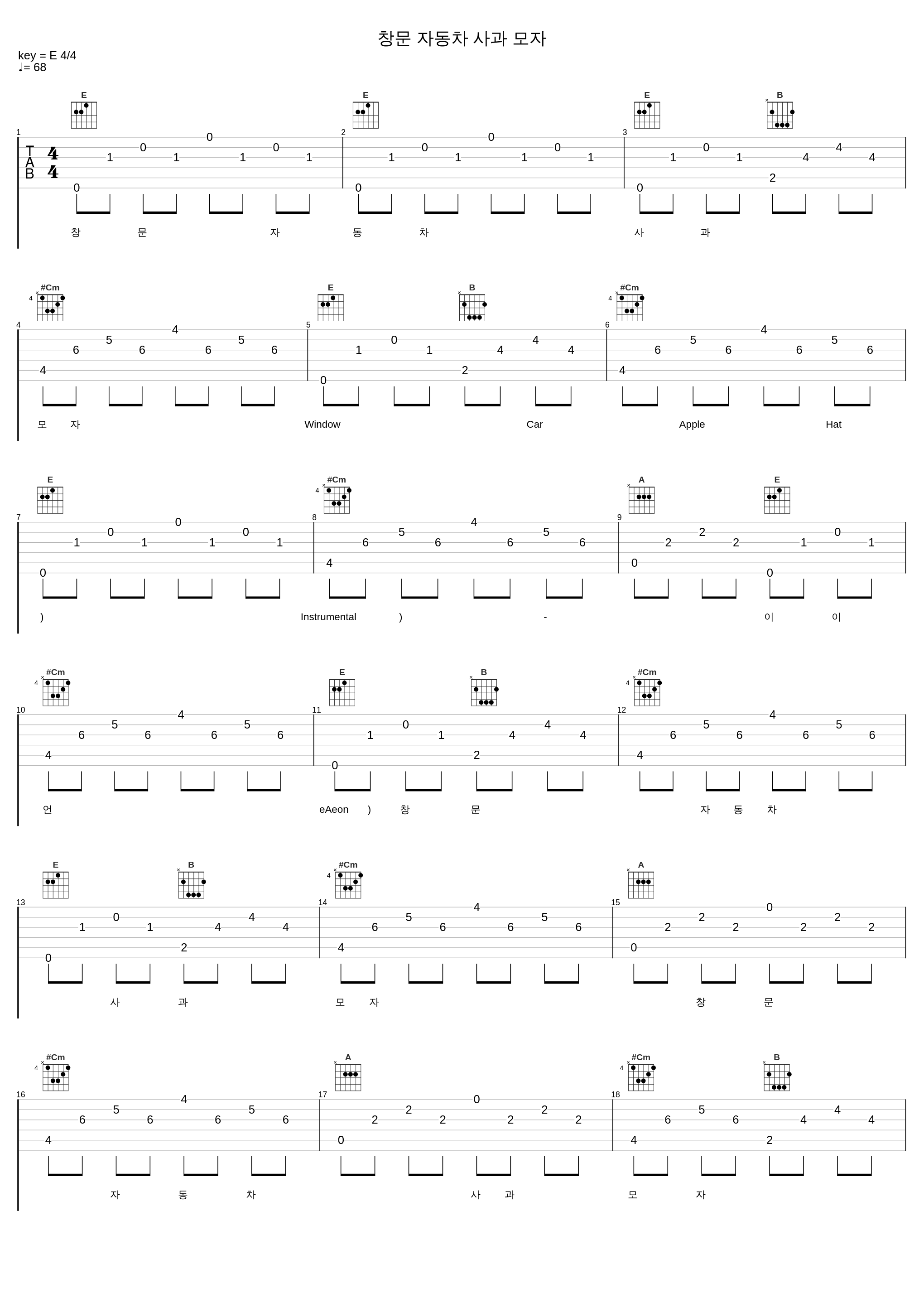 창문 자동차 사과 모자_eAeon_1