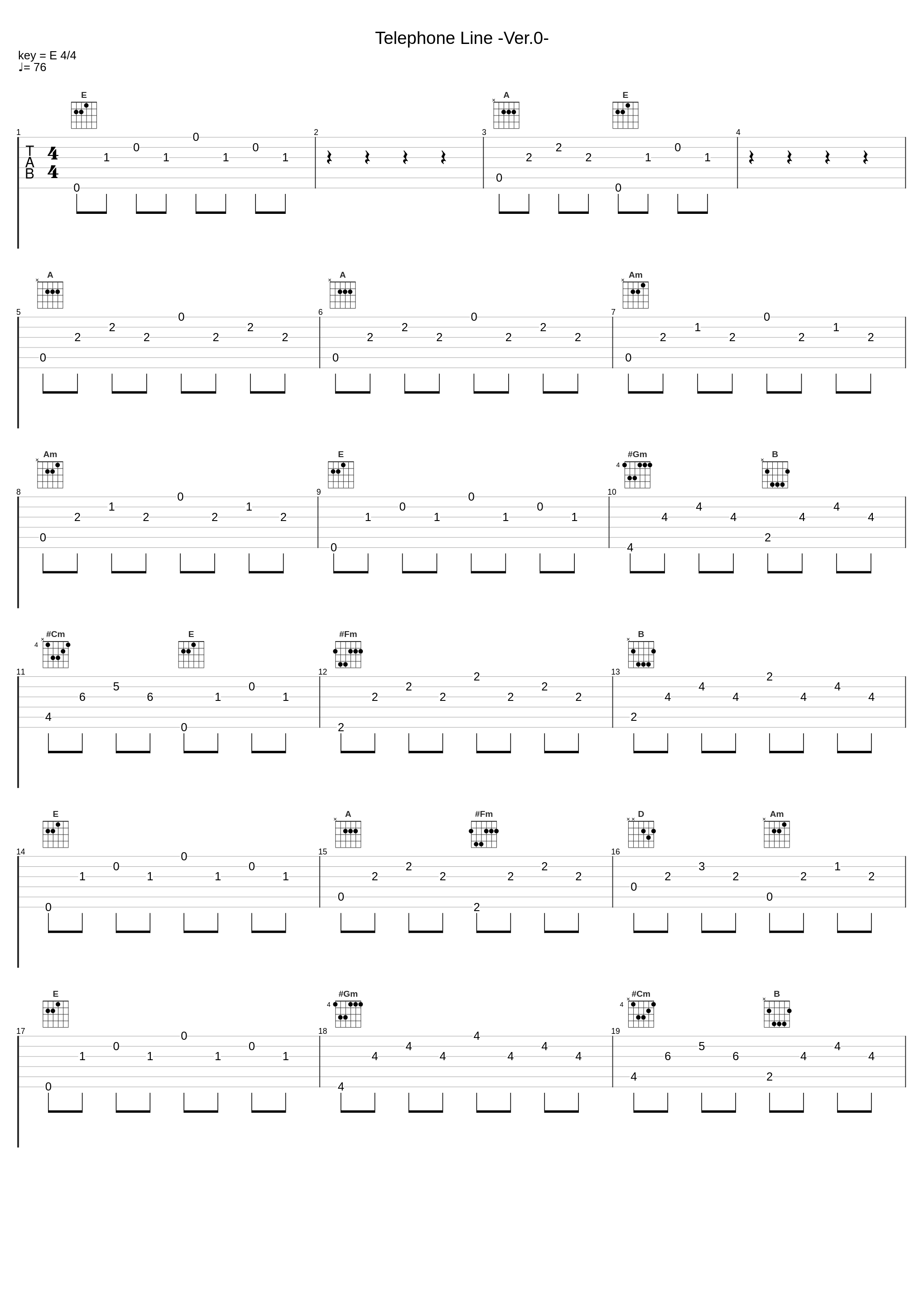 Telephone Line -Ver.0-_TM NETWORK_1