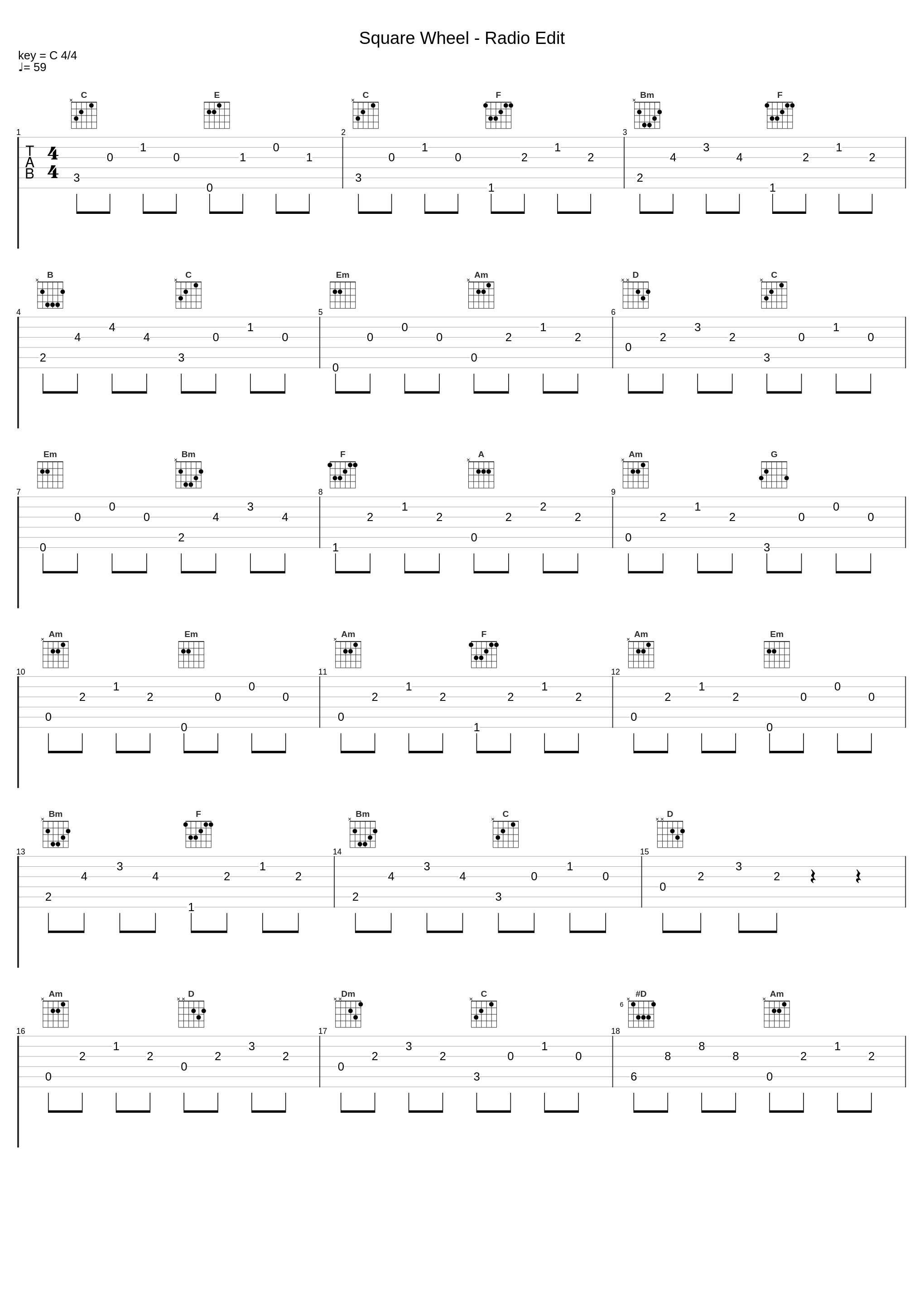 Square Wheel - Radio Edit_Nate Smith,Kokayi,Michael Mayo,C. Walker_1