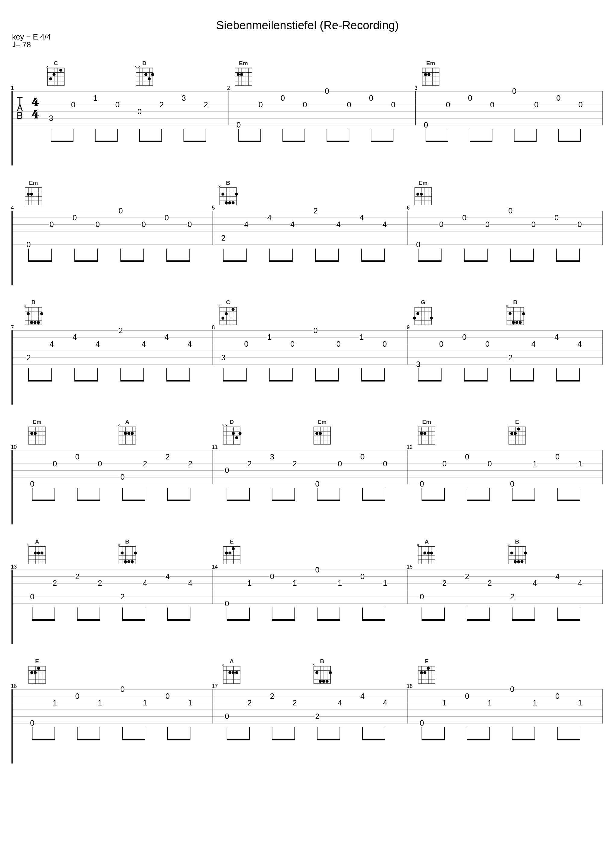 Siebenmeilenstiefel (Re-Recording)_Graham Bonney_1