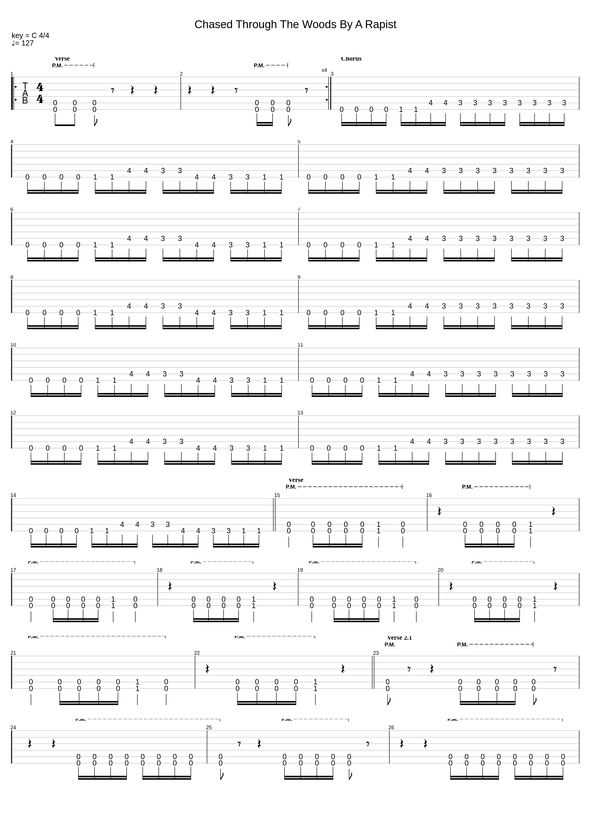 Chased Through The Woods_Waking The Cadaver_1