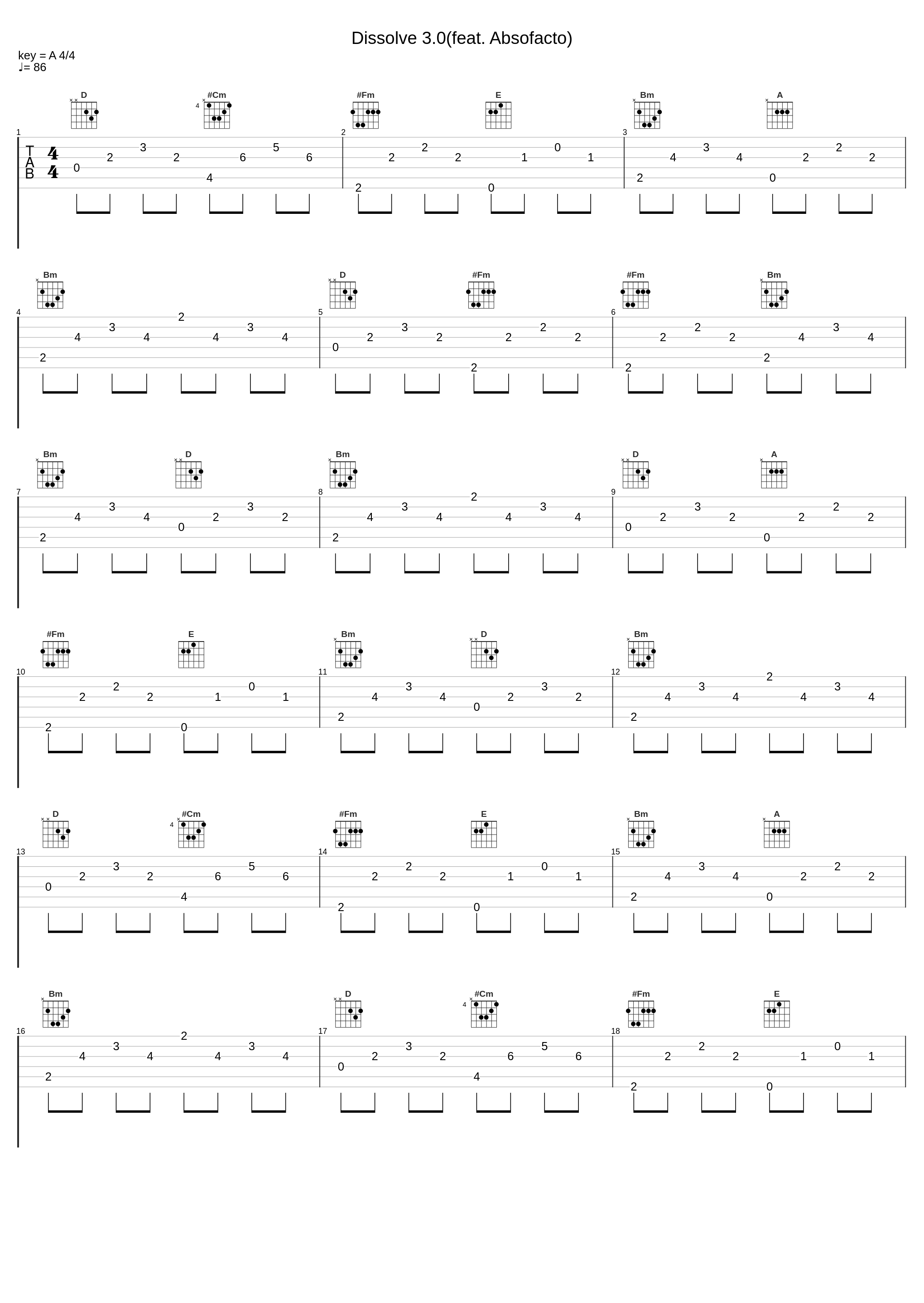 Dissolve 3.0(feat. Absofacto)_NAD.,Absofacto_1