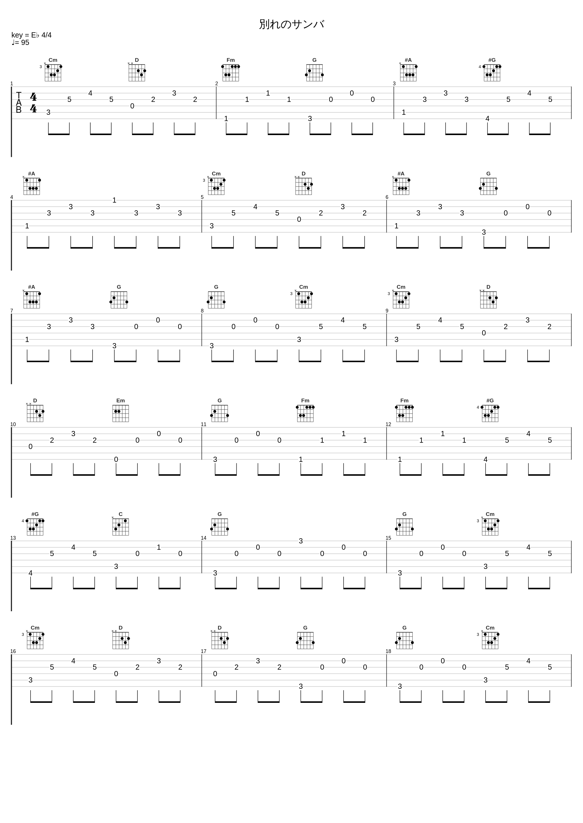 別れのサンバ_椎名林檎_1