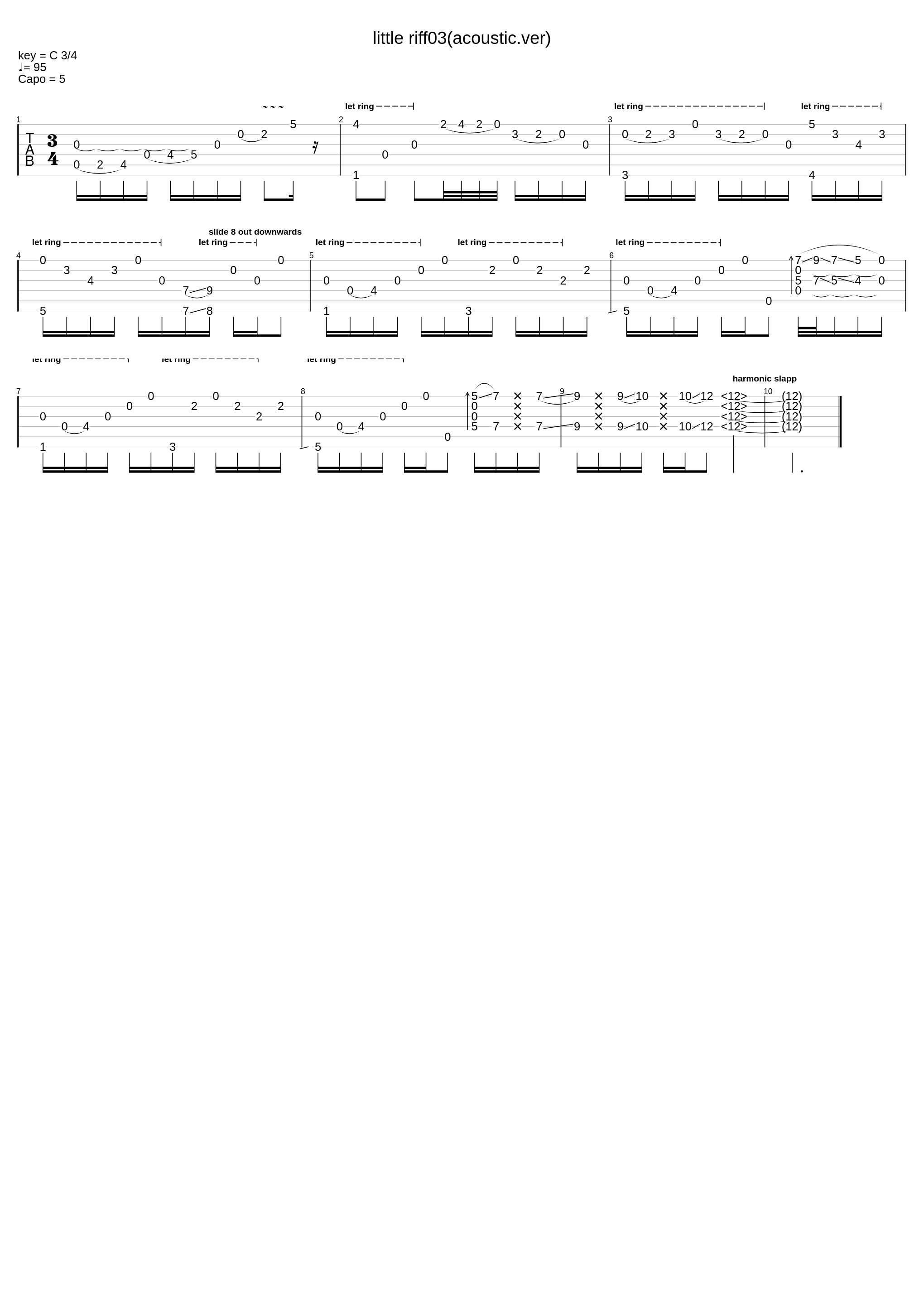 little riff 03(acoustic.ver)_Daijiro Nakagawa_1