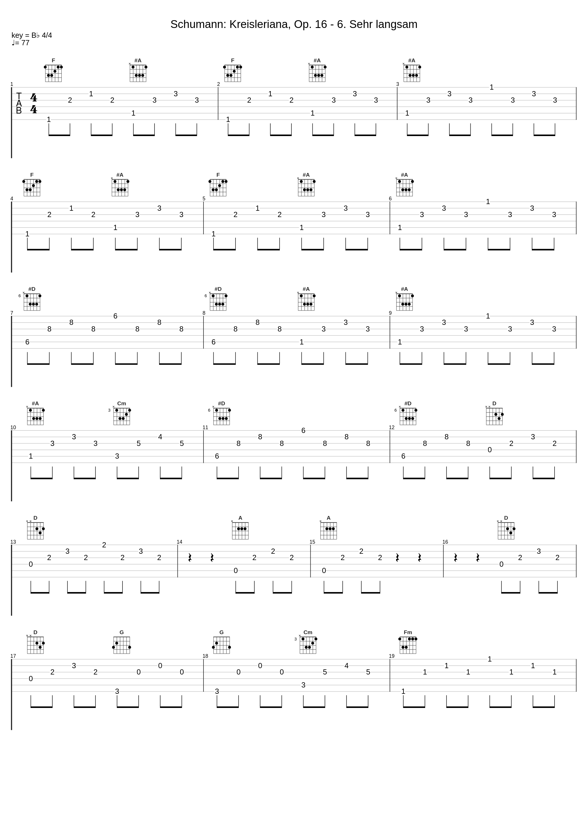 Schumann: Kreisleriana, Op. 16 - 6. Sehr langsam_內田光子_1