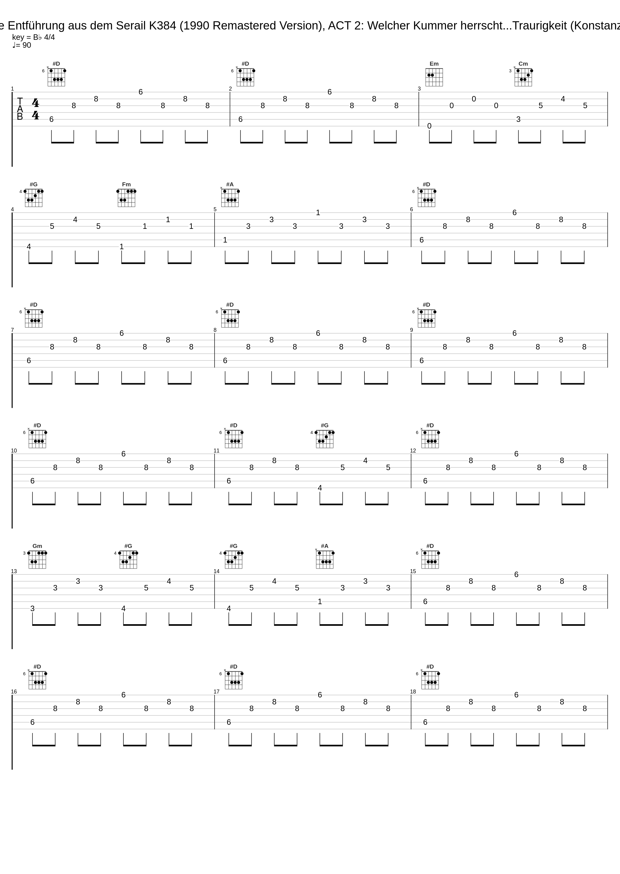 Die Entführung aus dem Serail K384 (1990 Remastered Version), ACT 2: Welcher Kummer herrscht...Traurigkeit (Konstanze)_Elisabeth Schwarzkopf,Wiener Philharmoniker,Josef Krips_1