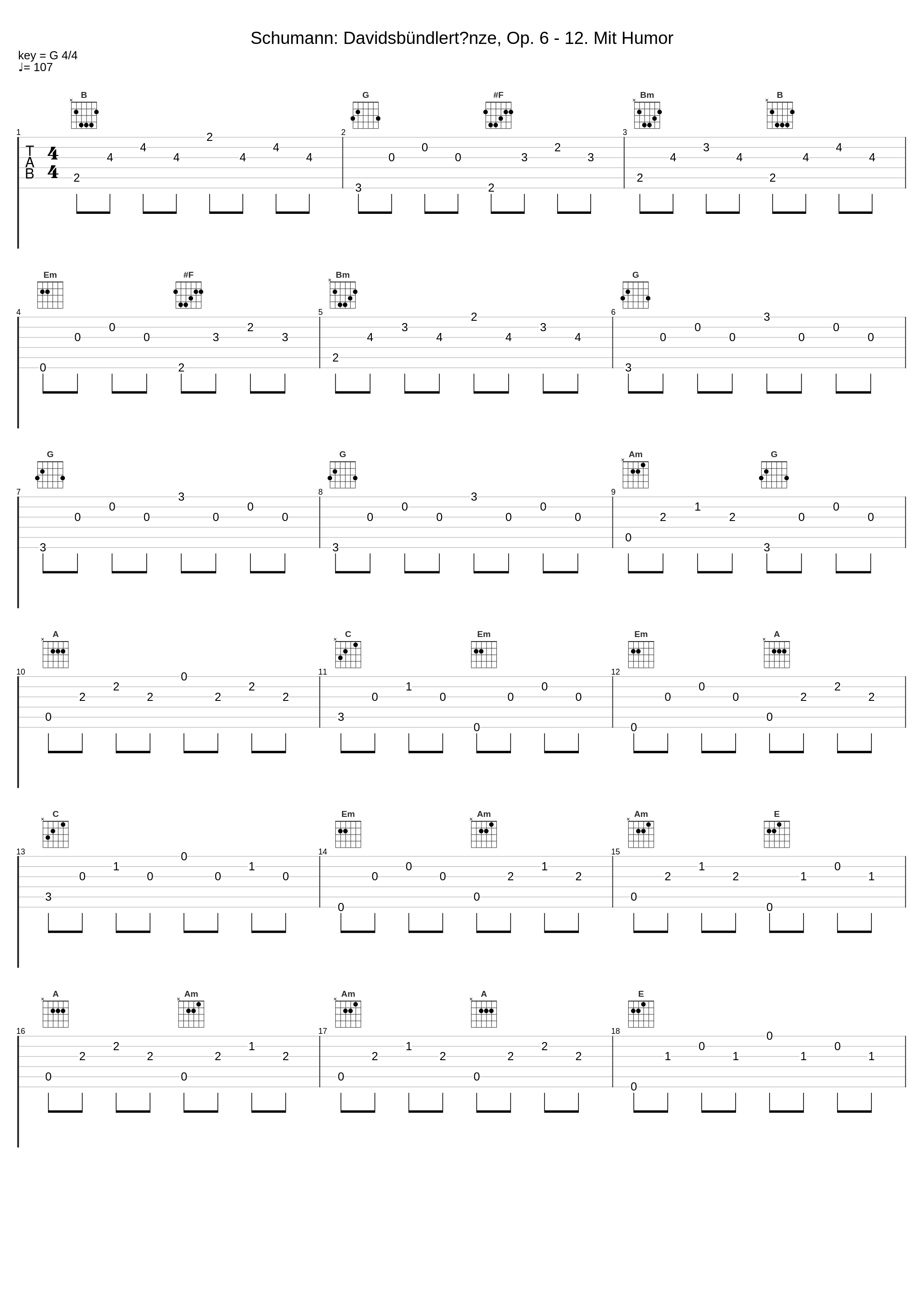 Schumann: Davidsbündlertänze, Op. 6 - 12. Mit Humor_內田光子_1