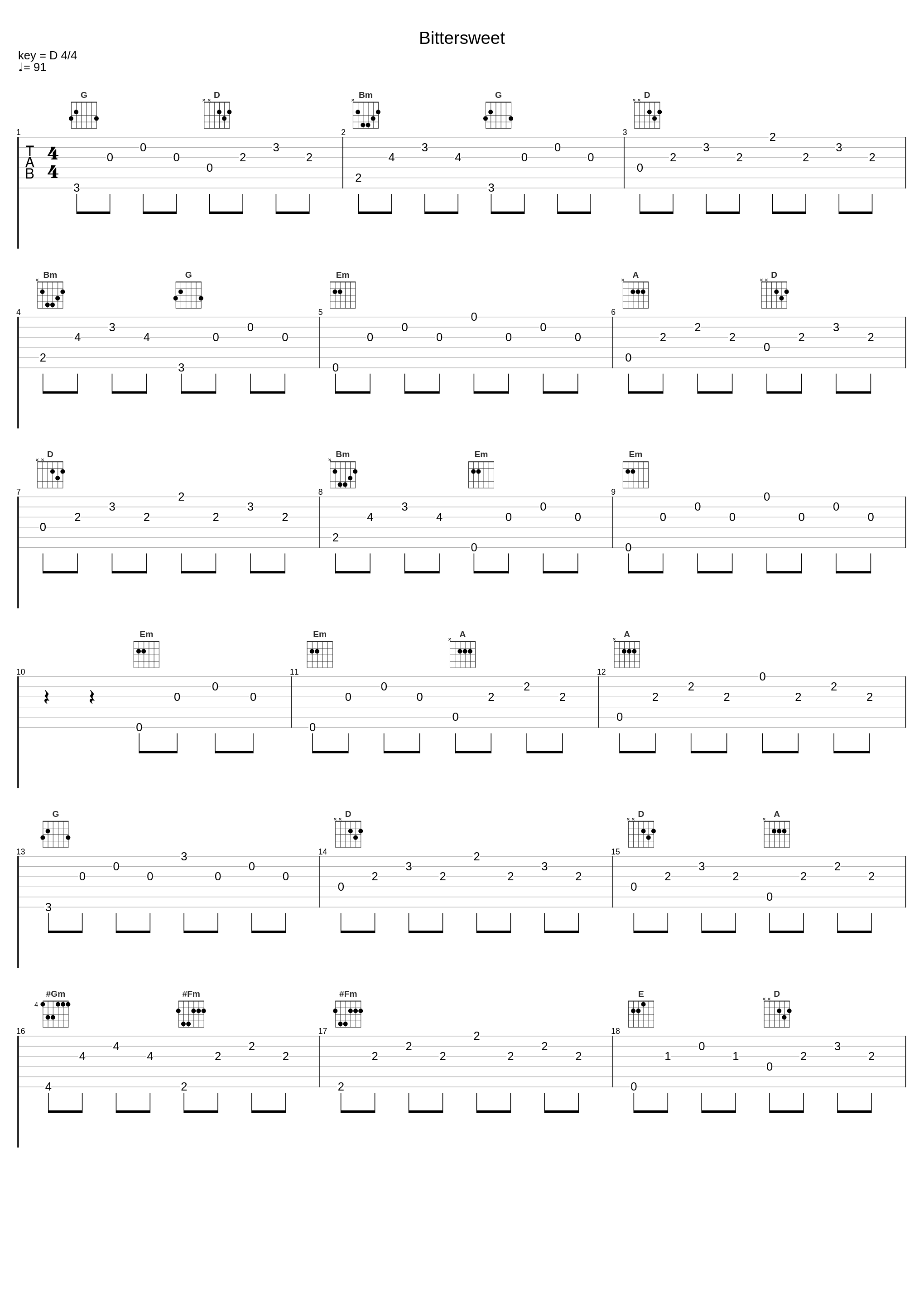 Bittersweet_Relaxing Orgel_1