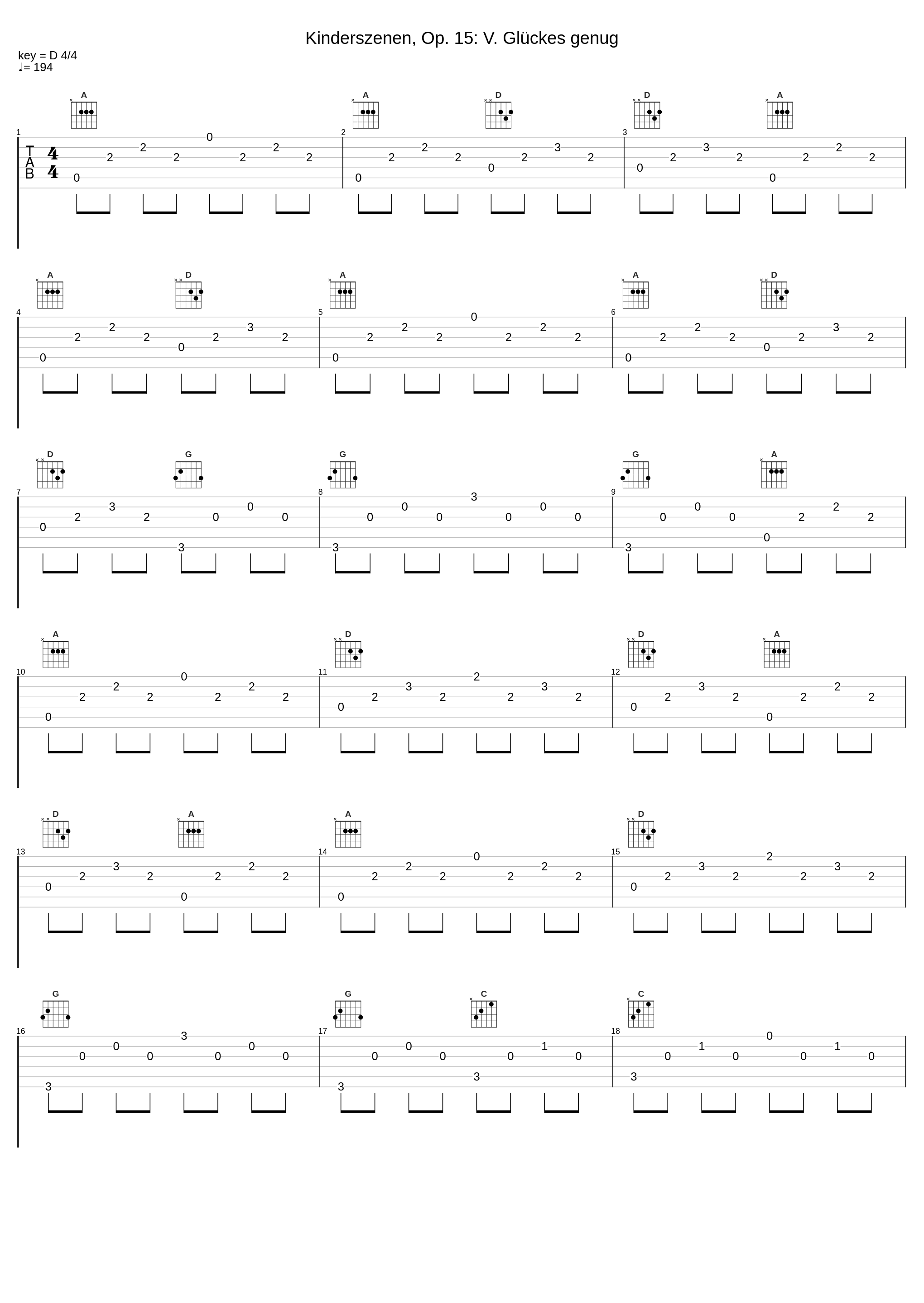 Kinderszenen, Op. 15: V. Glückes genug_Kevin Class,Robert Schumann_1