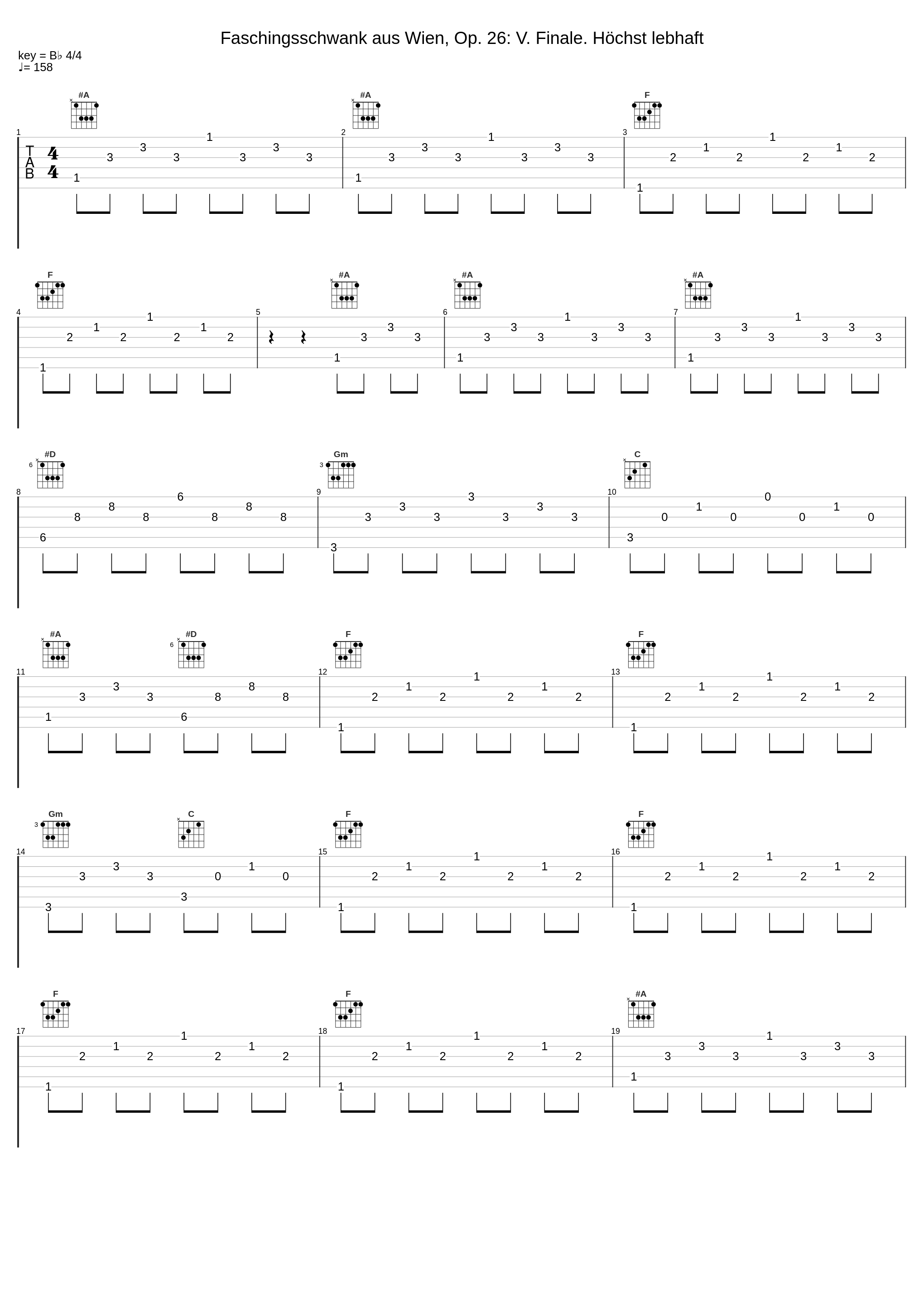 Faschingsschwank aus Wien, Op. 26: V. Finale. Höchst lebhaft_Kevin Class,Robert Schumann_1