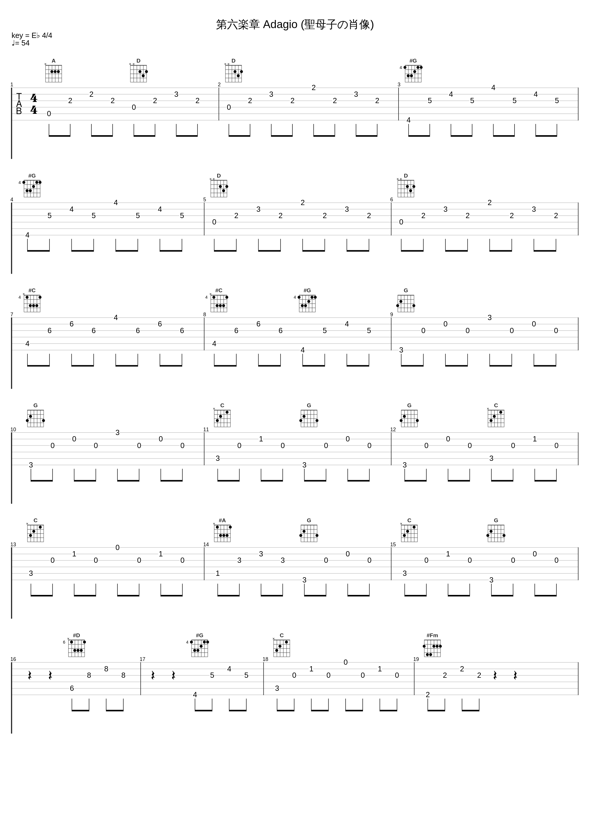 第六楽章 Adagio (聖母子の肖像)_和田薫_1