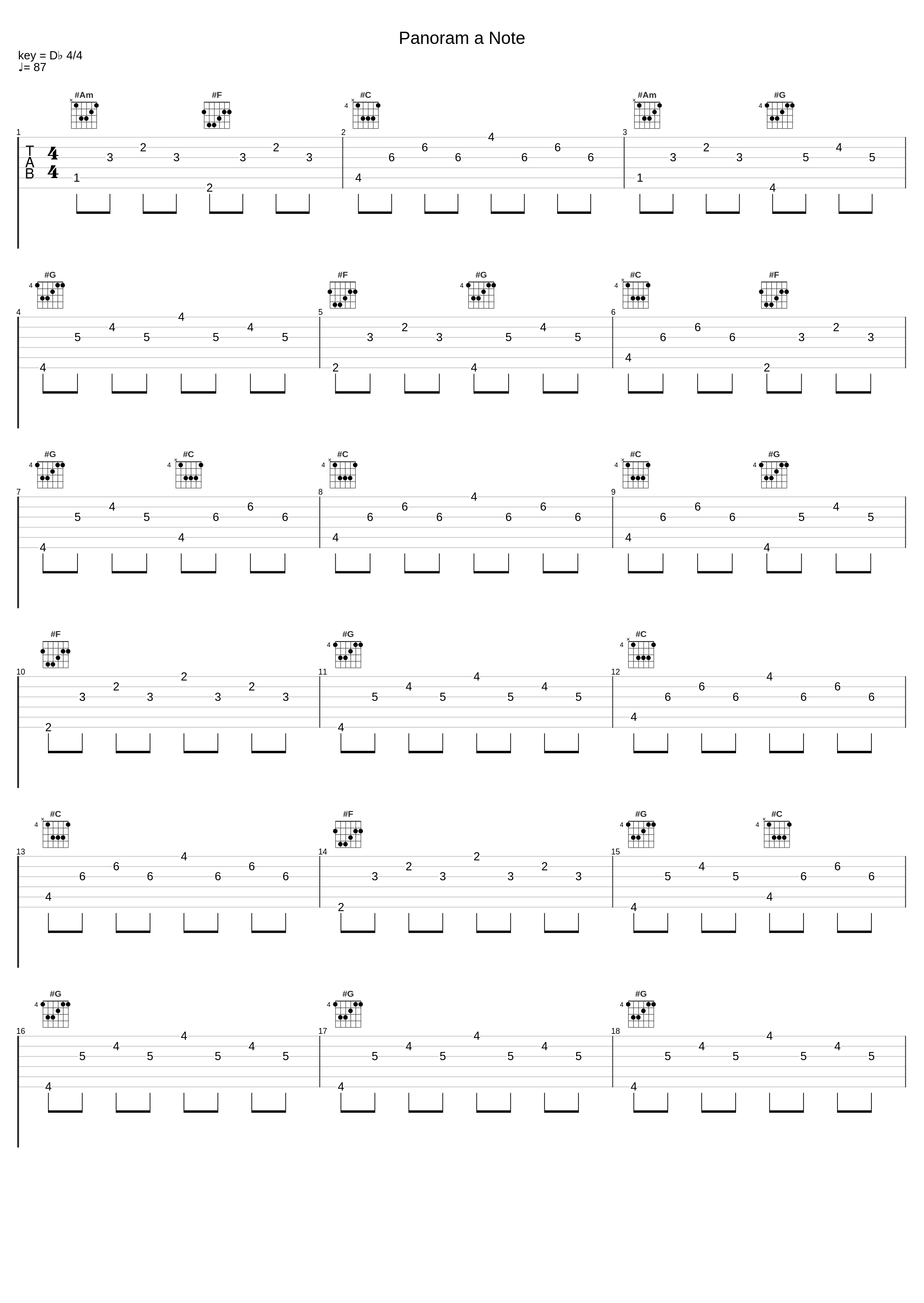 Panoram a Note_茶太,CLOCK MUSIC_1