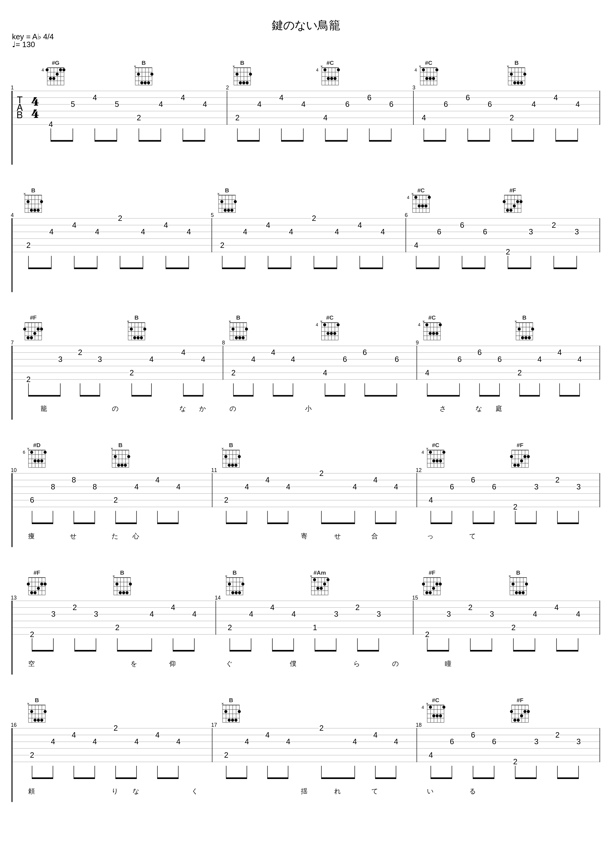 鍵のない鳥籠_TRUE_1