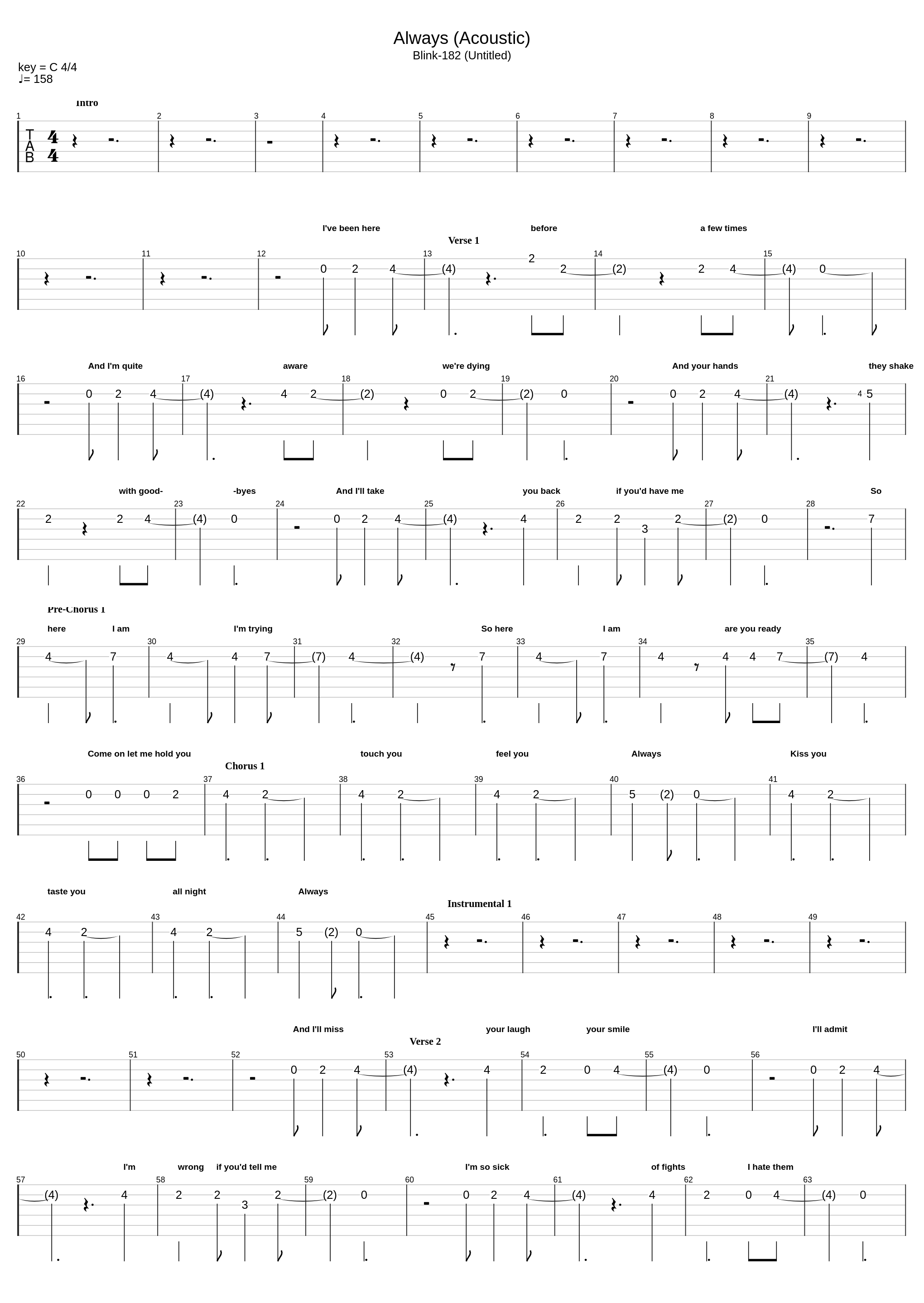 Always (Acoustic Version)_Blink-182_1