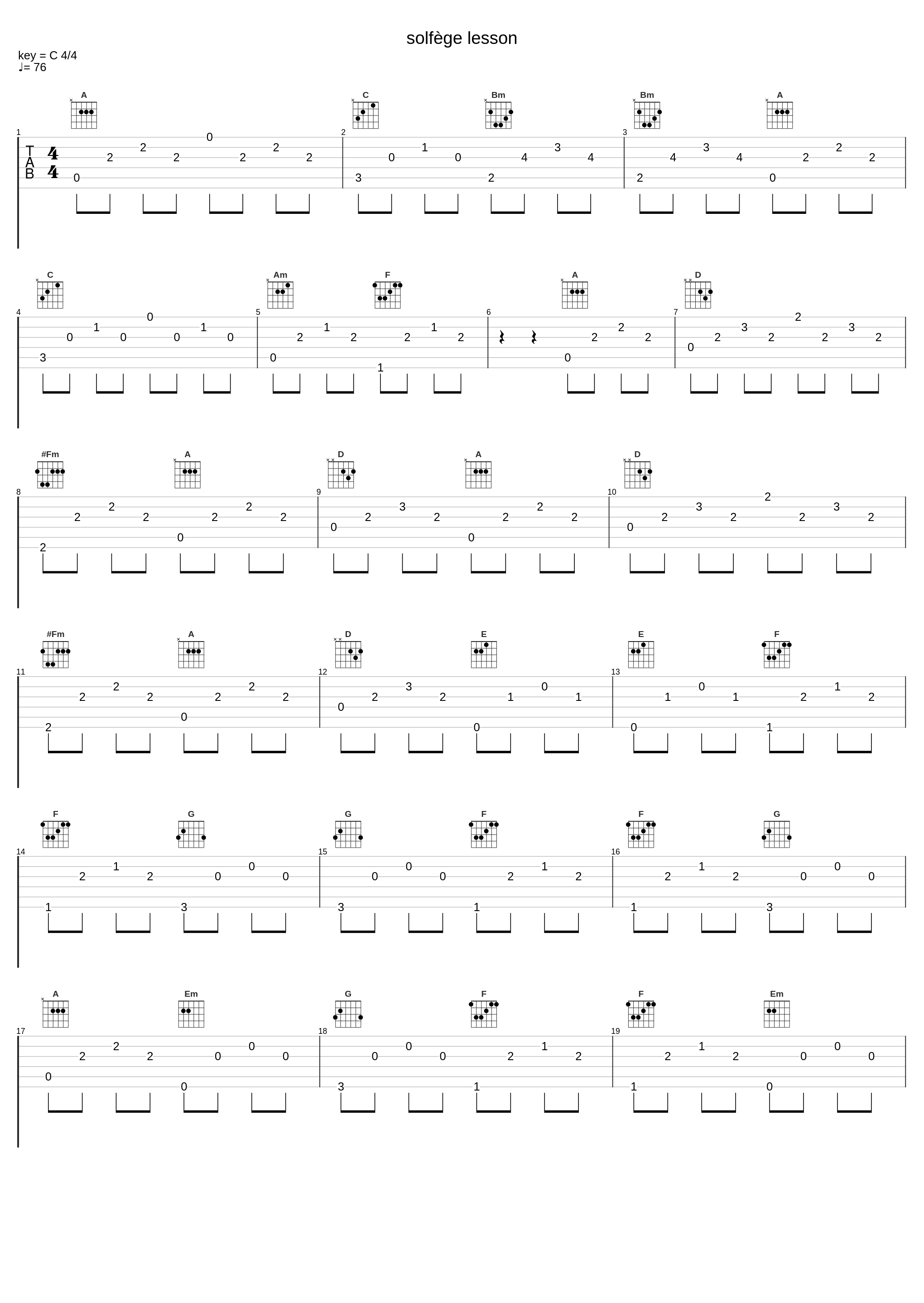solfège lesson_Kyo Ichinose,eufonius_1
