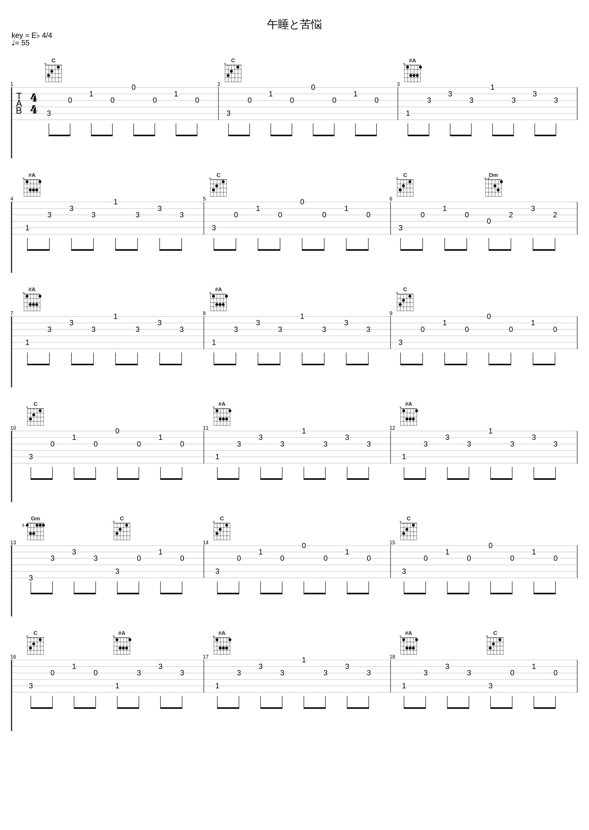 午睡と苦悩_和田薫_1