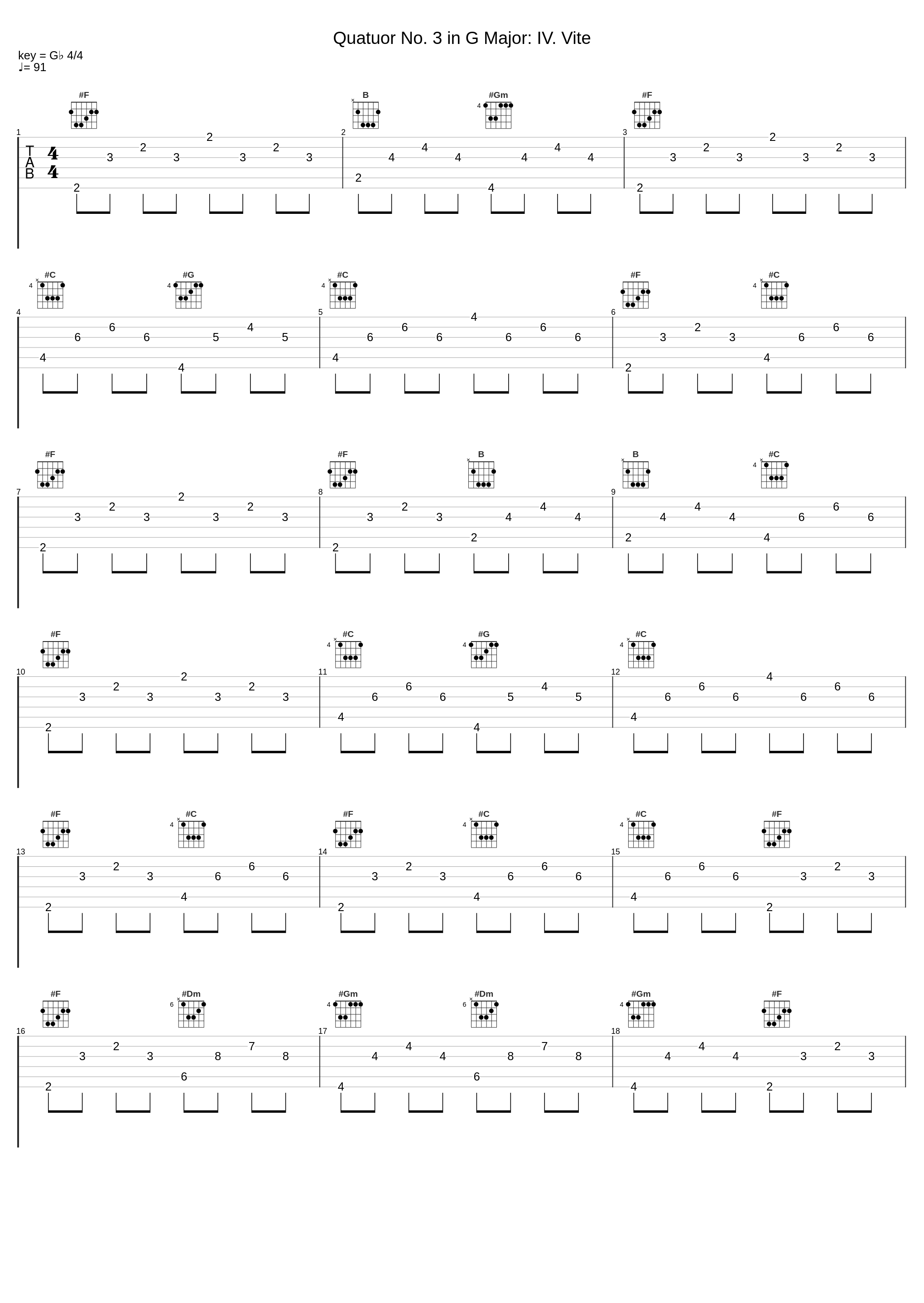 Quatuor No. 3 in G Major: IV. Vite_Florilegium,Georg Philipp Telemann_1