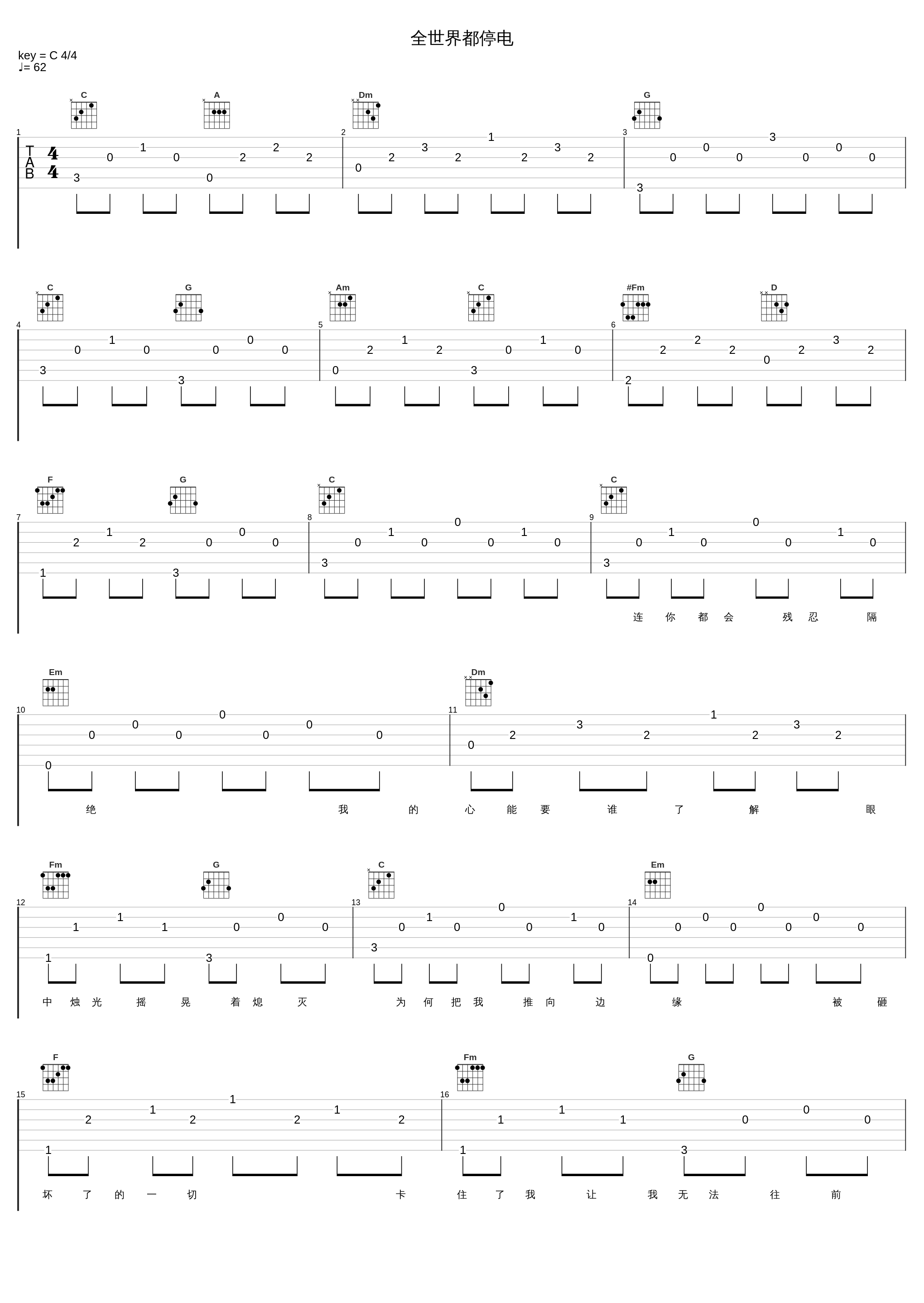 全世界都停电_Tank_1