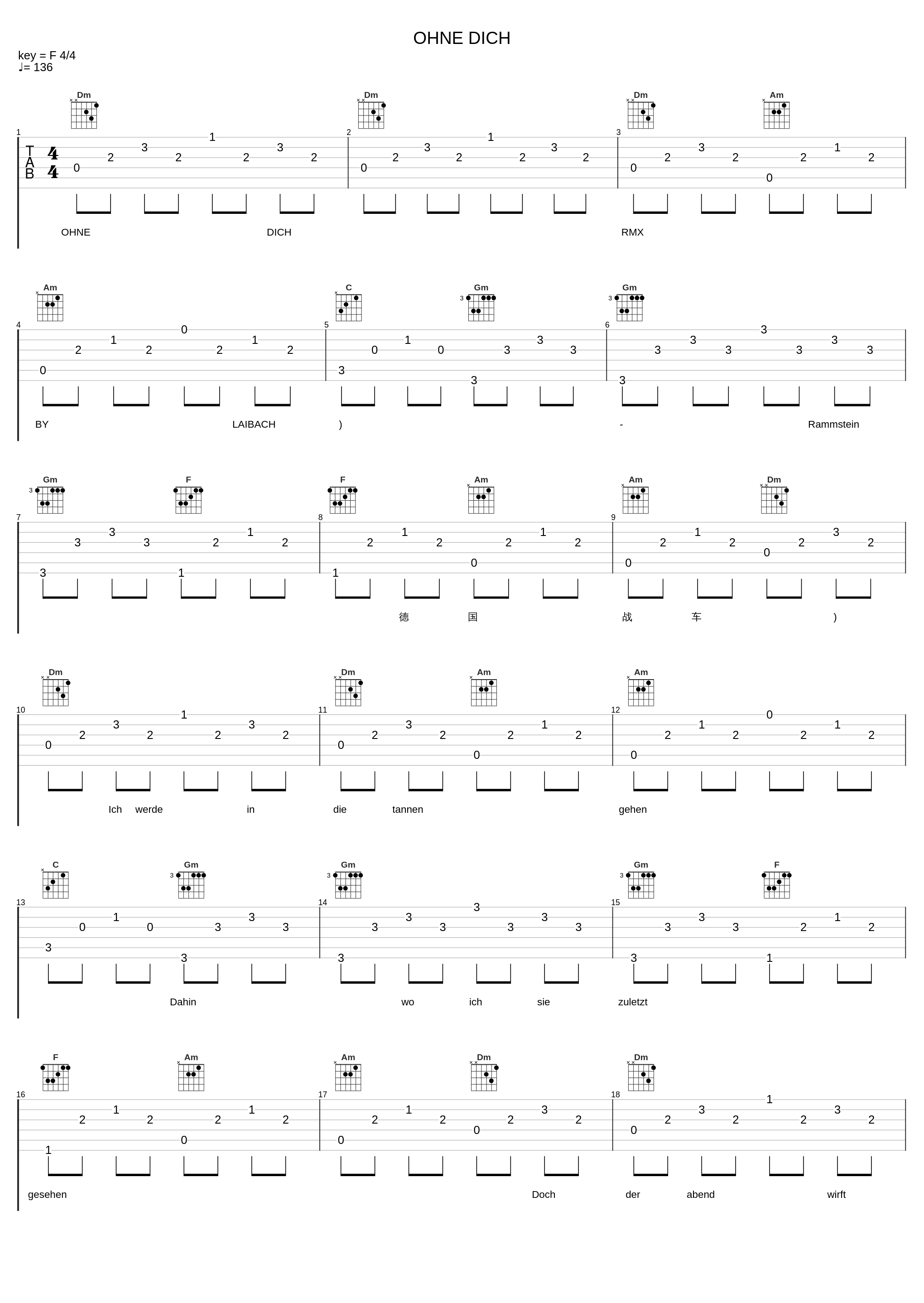 OHNE DICH_Rammstein_1