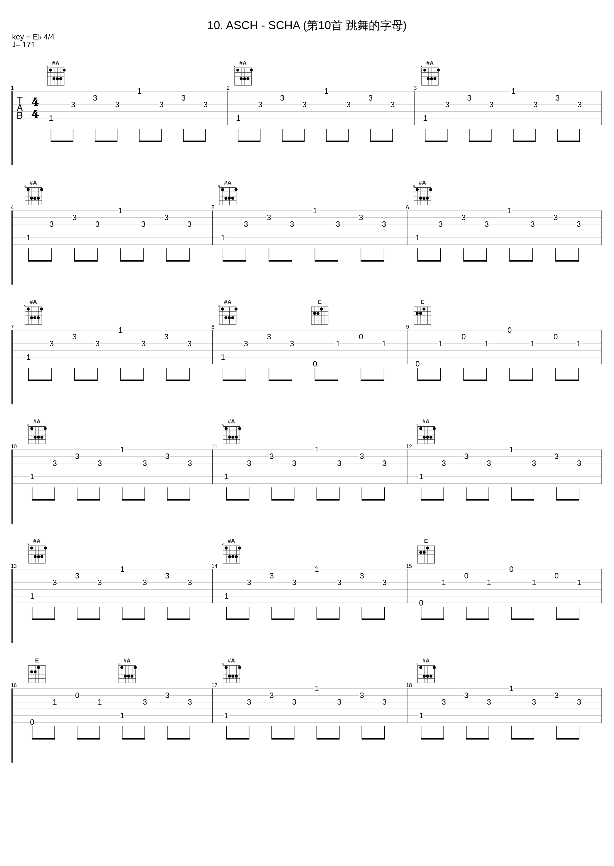 10. ASCH - SCHA (第10首 跳舞的字母)_Jenő Jandó,Robert Schumann_1