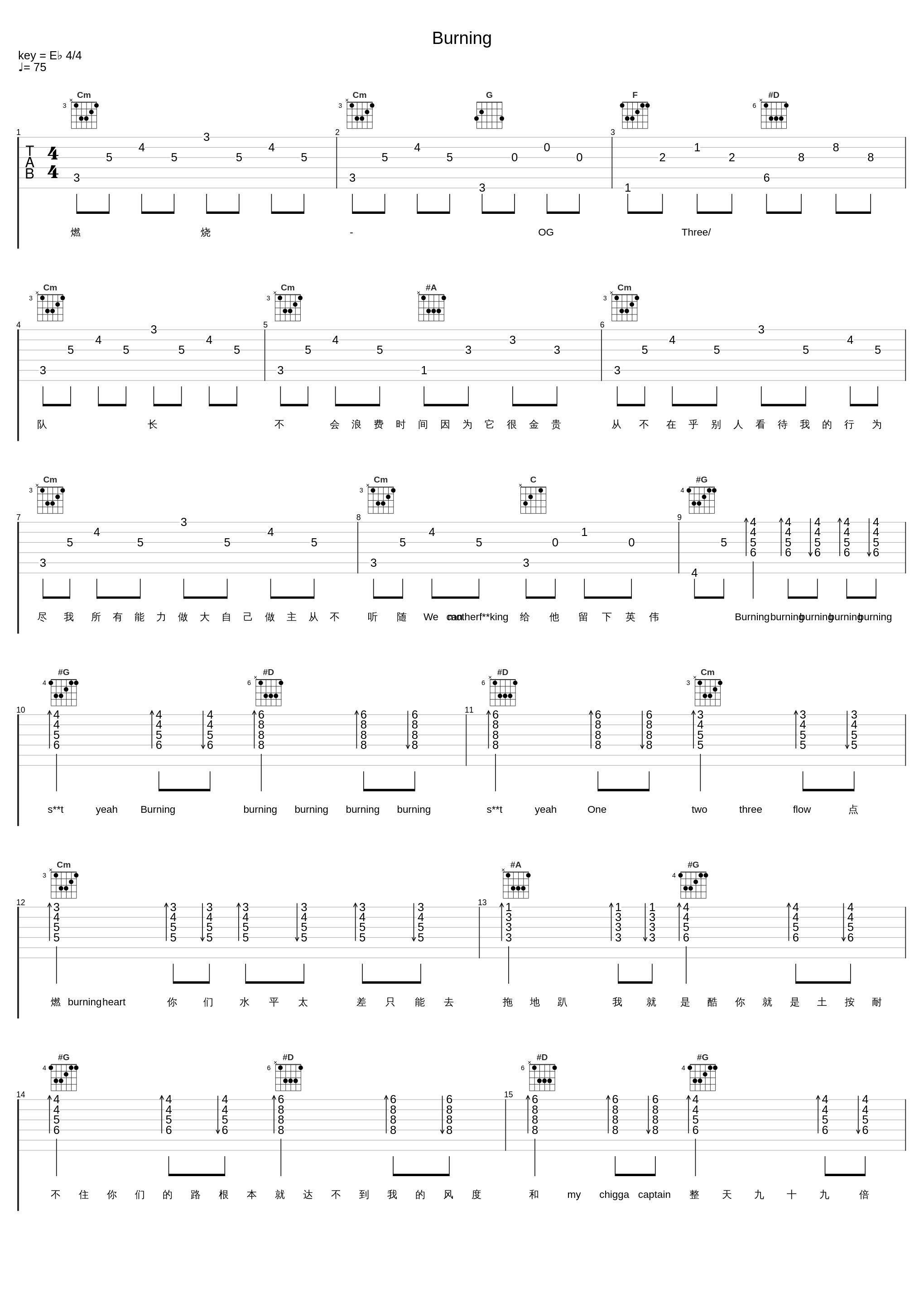 Burning_OG Three,队长_1