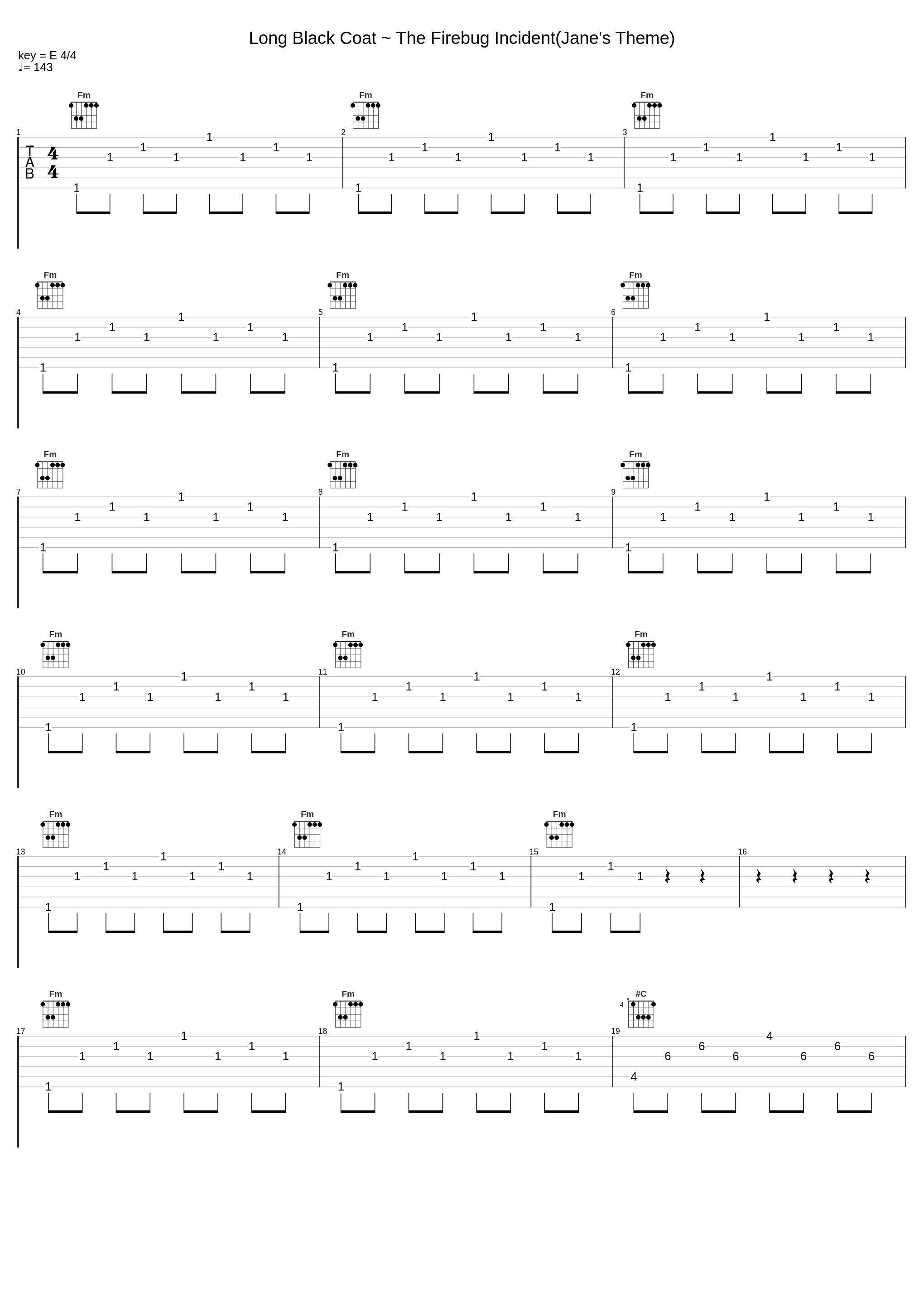 Long Black Coat ~ The Firebug Incident(Jane's Theme)_Level 99 Games Sound Team,pLasterbrain_1